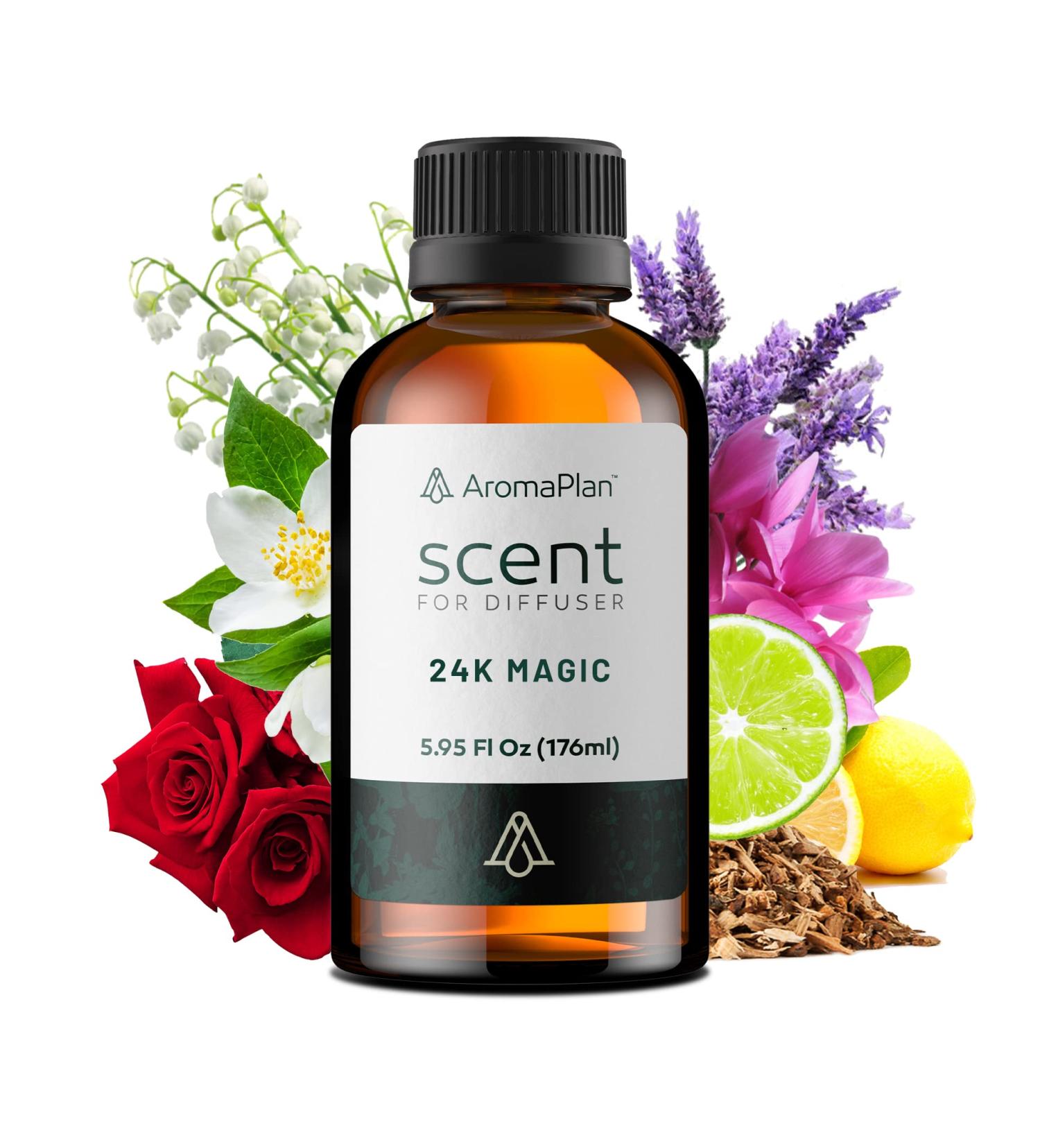 AromaPlan Hotel Collection 24K Magic | Natural & Vegan Aroma Scents - Diffuser Oil Blends for Aromatherapy - 6 Oz Luxury Hotel Inspired Diffuser Oils - Buy Online on GoSupps.com