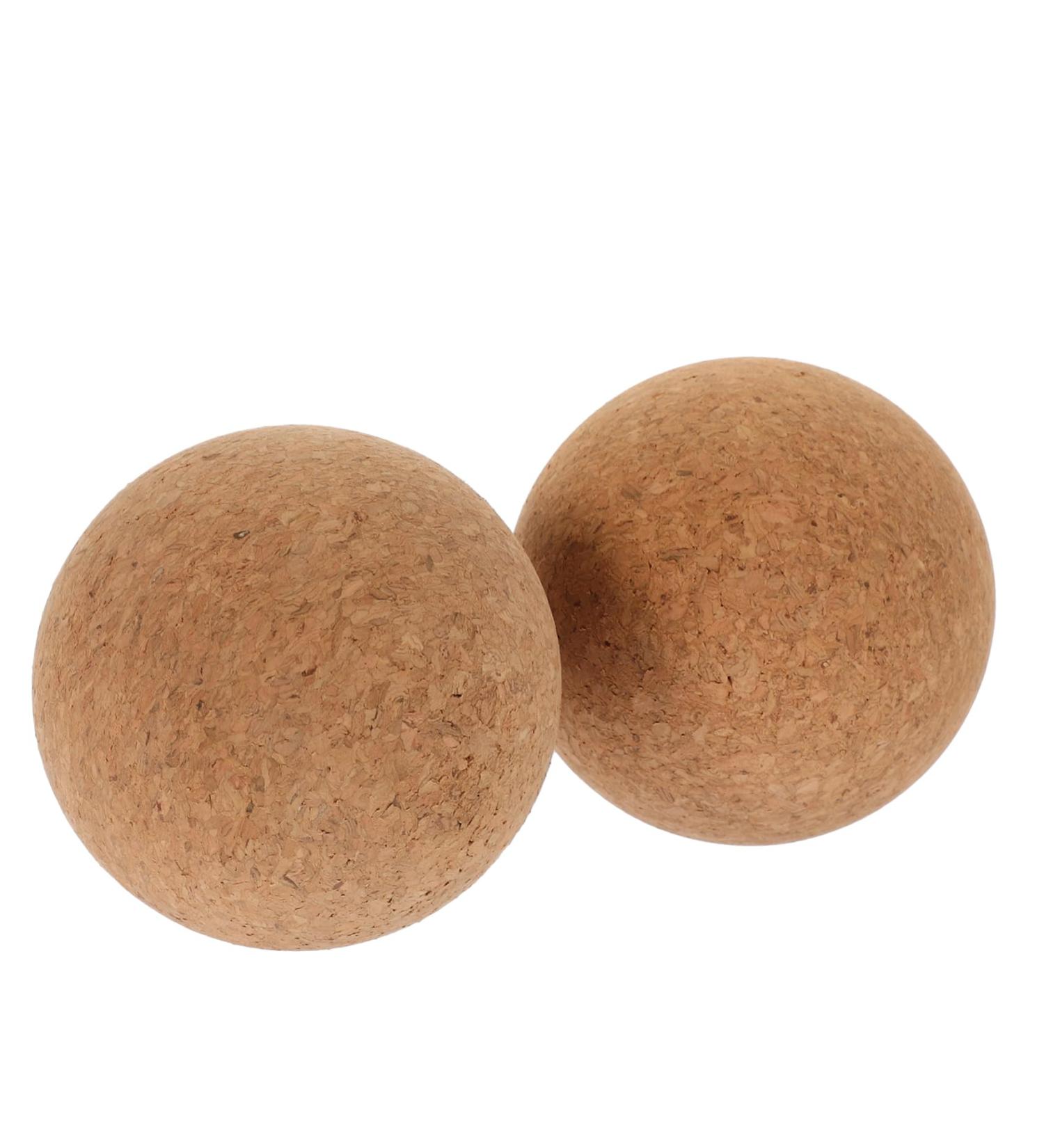 Frcolor Cork Yoga Balls - Deep Tissue Massage & Trigger Point Roller for Foot & Back Relief - Eco-Friendly Fitness Device - Buy Online on GoSupps.com