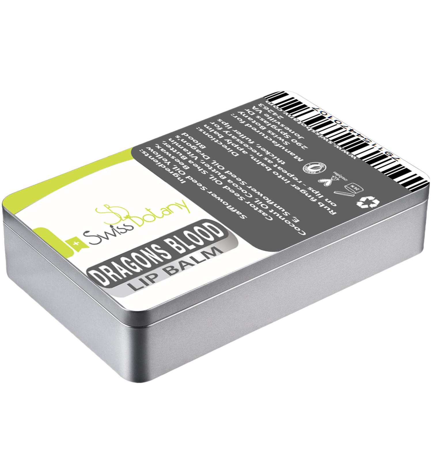 Buy Dragon's Blood Lip Balm - Cruelty Free Natural Hydration for Plumper Lips Made in USA - 1 Tin - Buy Online on GoSupps.com