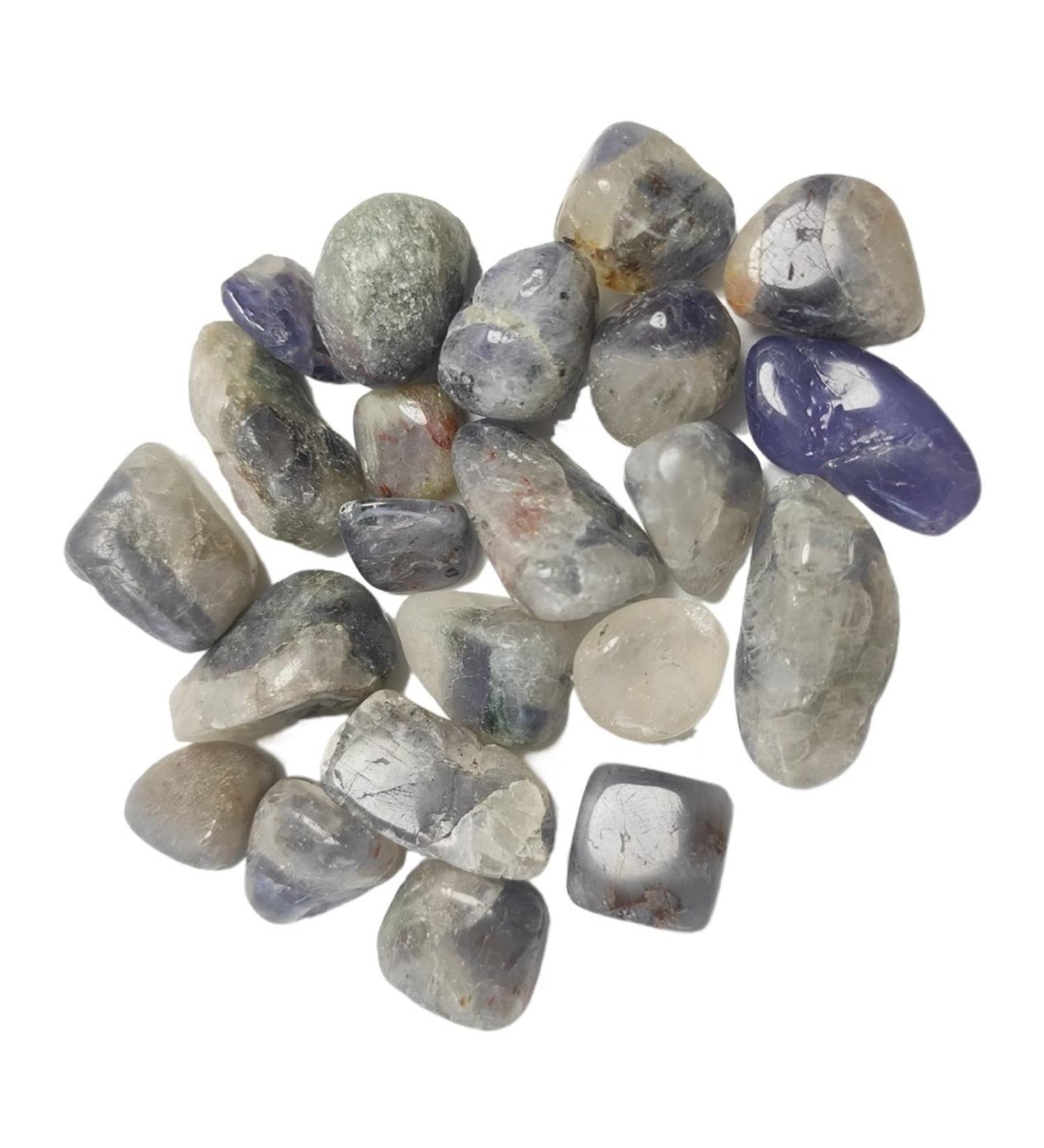 Natural Crystal Rough 50-100g Natural Iolite Crystal Stones Polished Irregular Rolling Stones Minerals Specimen Cordierite Gemstone Collection Decor (Color : 100g Size : 8-15mm) 8-15mm 100g - Buy Online on GoSupps.com