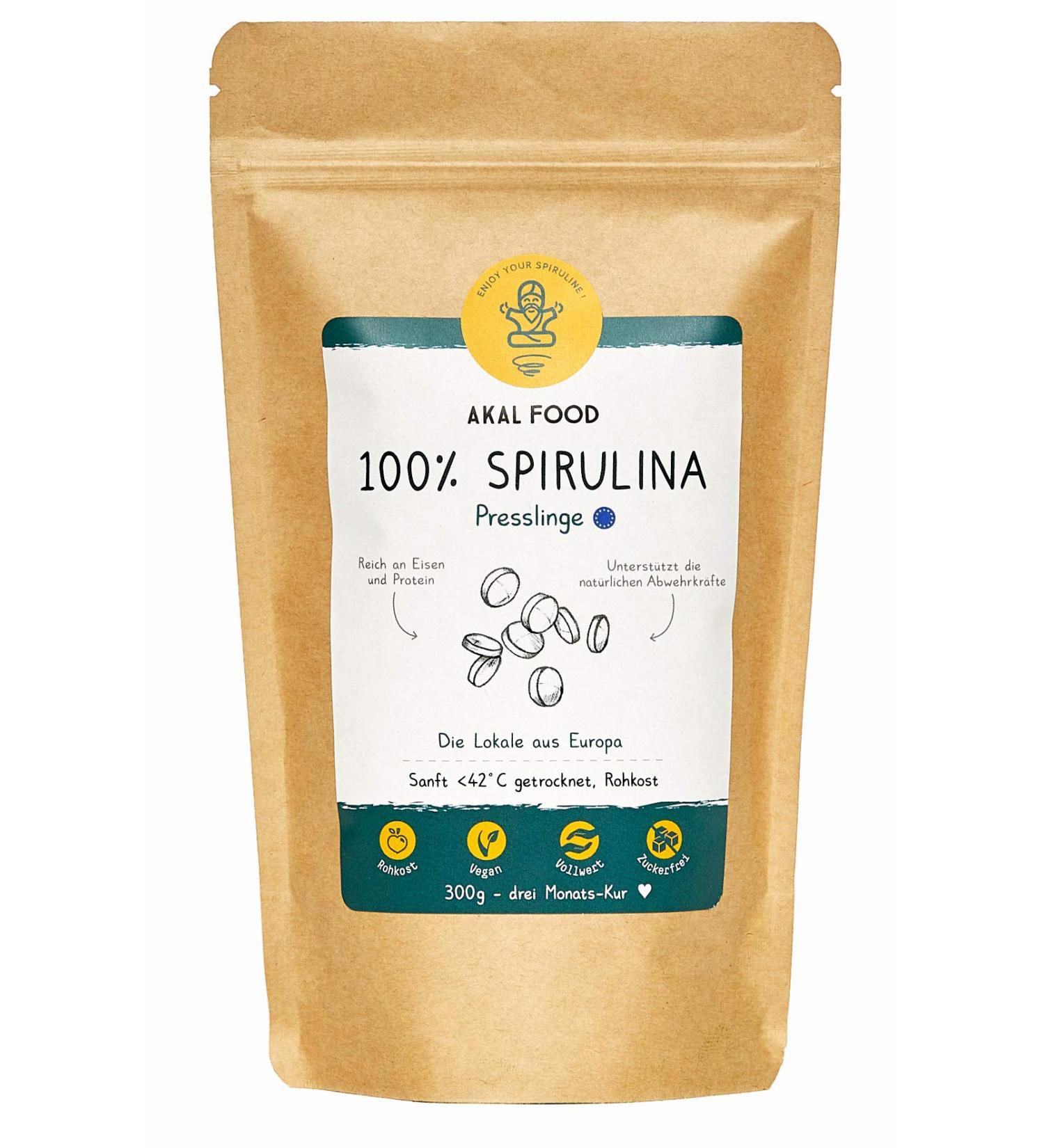 100% Organic Spirulina Powder - Nutrient-Rich Gluten-Free Eco-Friendly from Germany | 300g | Ideal for Sports & Weight Loss - Buy Online on GoSupps.com