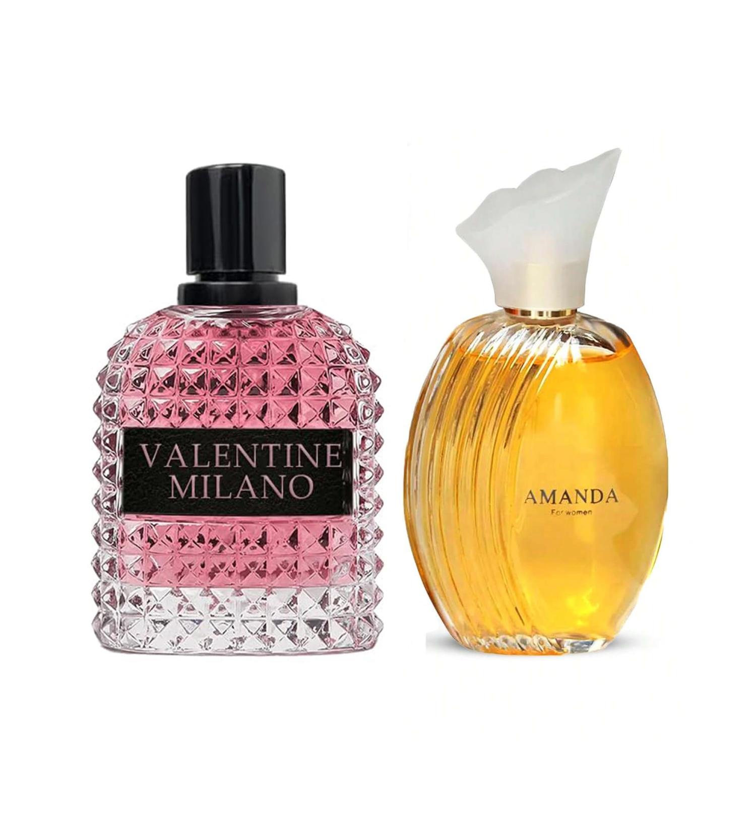 Women's Perfume Combo Set Milano Women&Amanda Floral Fruity Fragrance Eau De Parfum Elegant 100ml Bottle Natural Spray Each for Daily Used Milano&Amanda - Buy Online on GoSupps.com