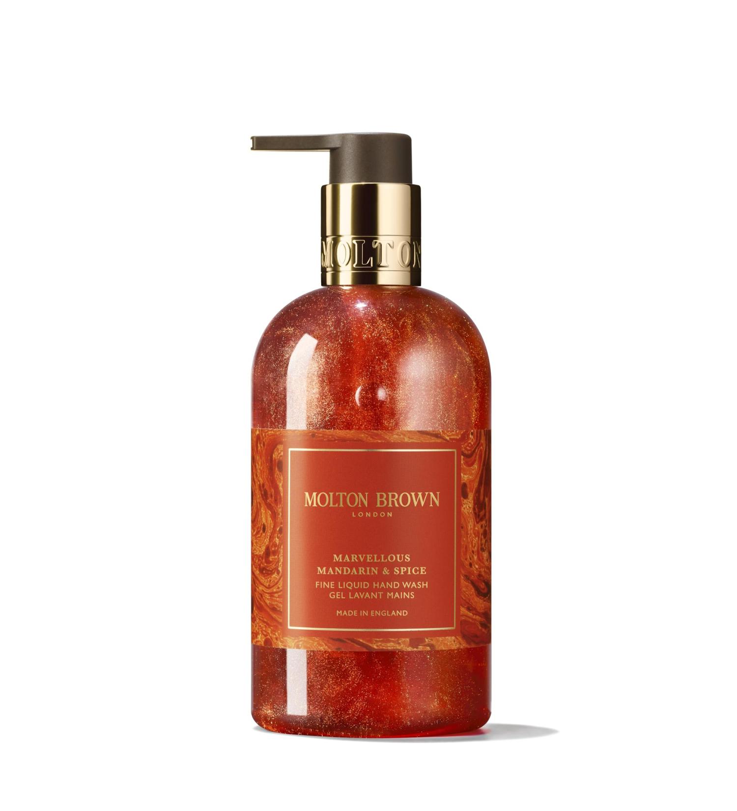 MOLTON BROWN MARVELLOUS MANDARIN & SPICE FINE LIQUID HAND WASH 10 OZ.