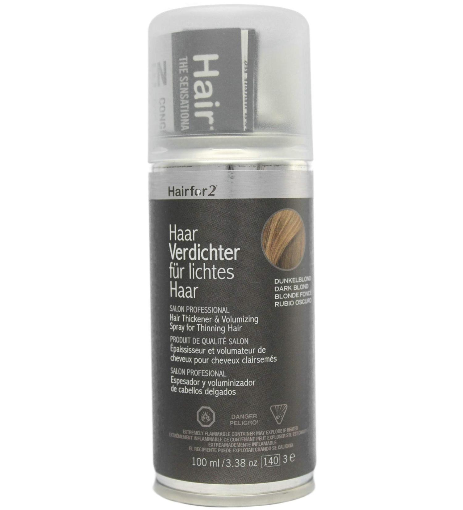 Unisex Hair Thickening Spray Dark Blond 100ml/3.38oz - Buy Online on GoSupps.com