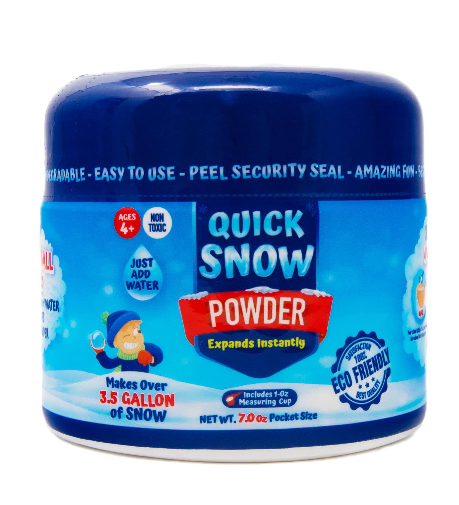 ECO GREEN SUPER ABSORBENT Quick Snow Powder: Instant Snow - Pocket Size 7.0 Oz - Buy Online on GoSupps.com