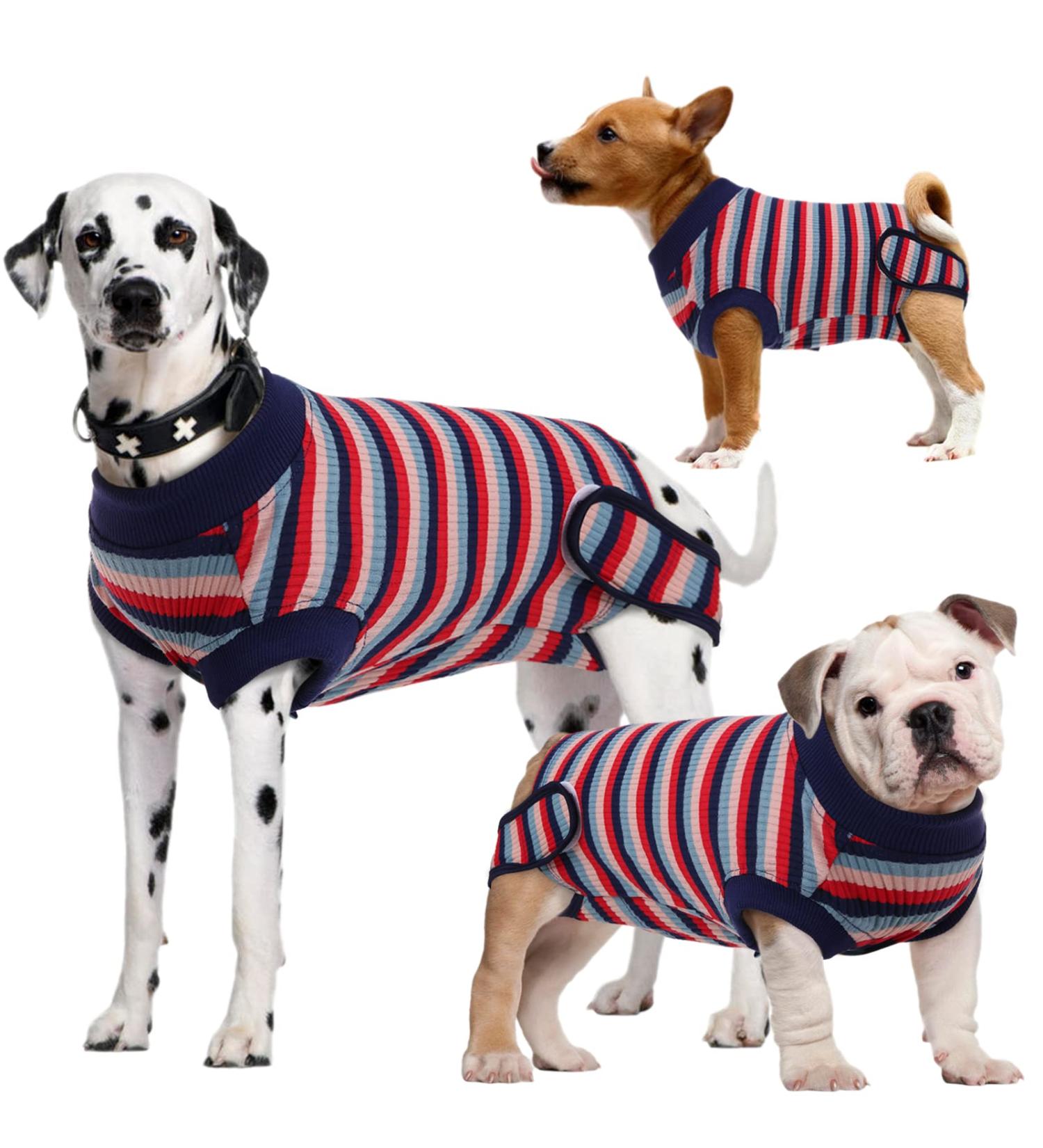 Kuoser Dog Surgery Recovery Shirt | Protective Vest for Dogs & Cats | Prevent Licking & Aid Wound Healing - Buy Online on GoSupps.com