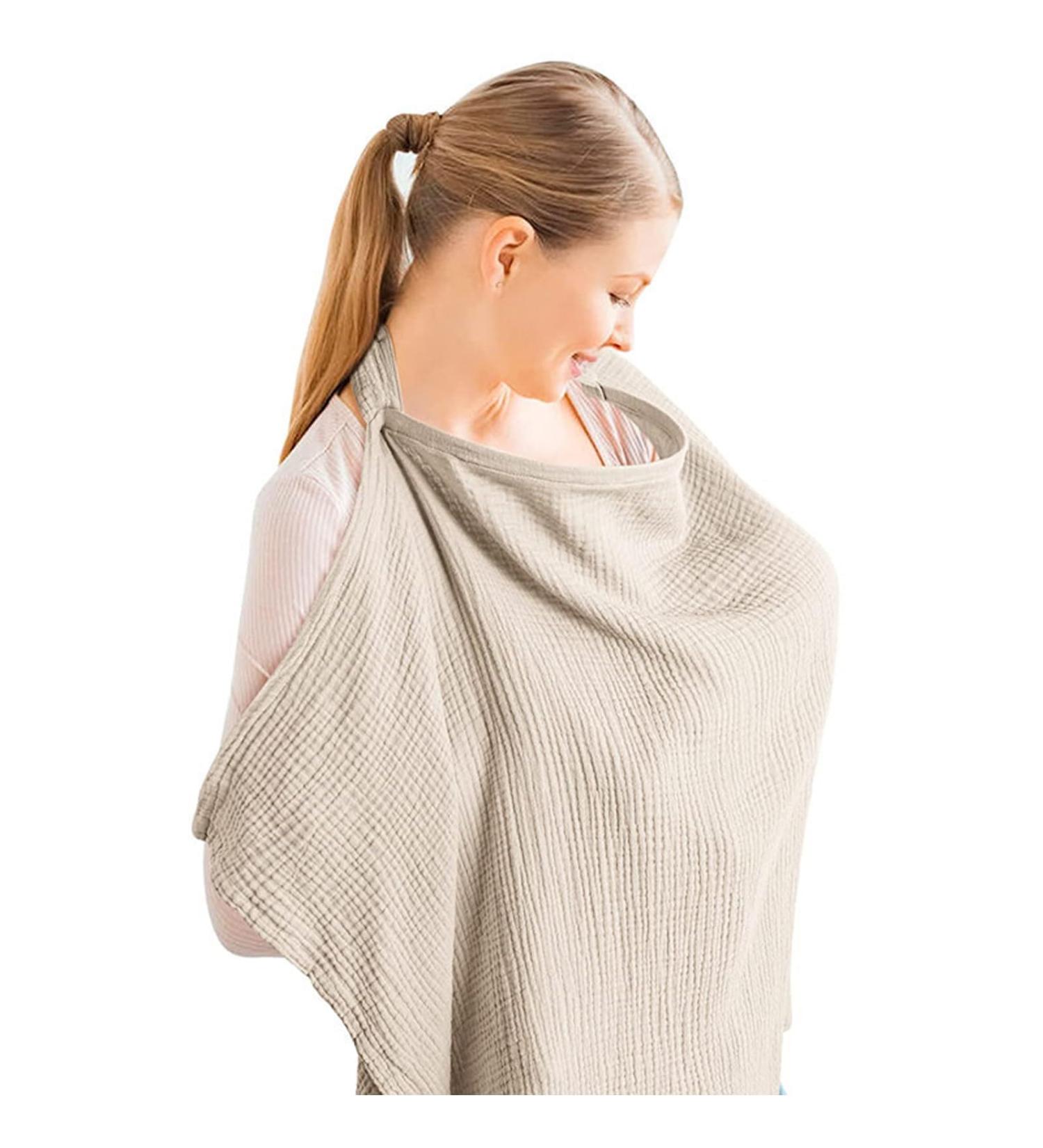 FSCNRK Breastfeeding Towel & Nursing Cover - On-the-Go Silent Scarf for Moms | Perfect for Stroller Coverage & Breastfeeding Privacy - Buy Online on GoSupps.com