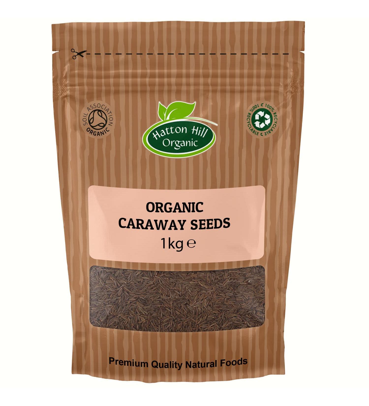 Organic Caraway Seeds 1kg by Hatton Hill Organic - Free UK Delivery