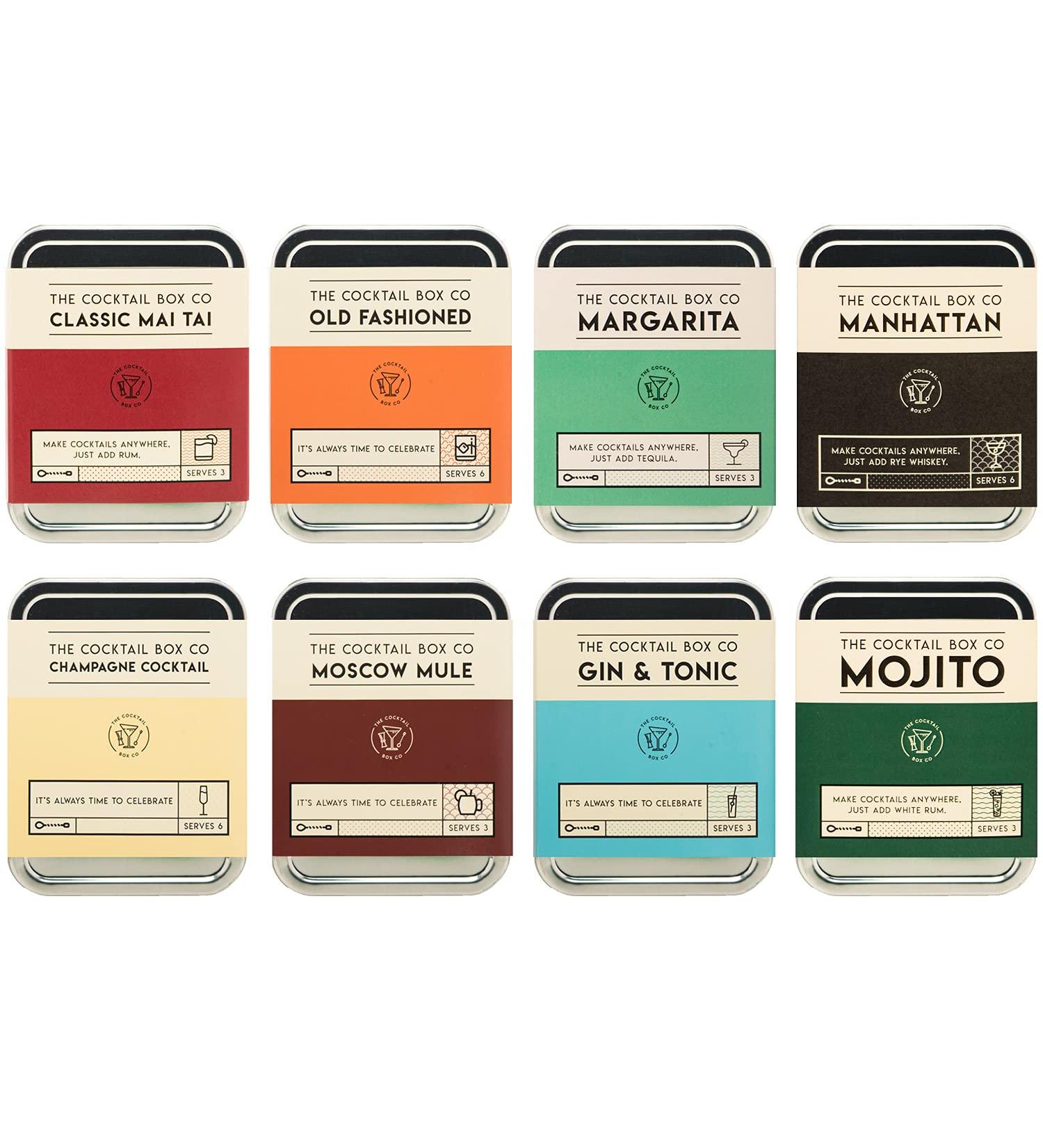 Mixology Cocktail Making Kit: 8 Piece Gift Set for Old Fashioned, Margarita, Mai Tai, Gin and Tonic, Moscow Mule, Champagne, Mojito, and Manhattan | Travel-friendly Mixology Sets Combo Pack - Buy Online on GoSupps.com