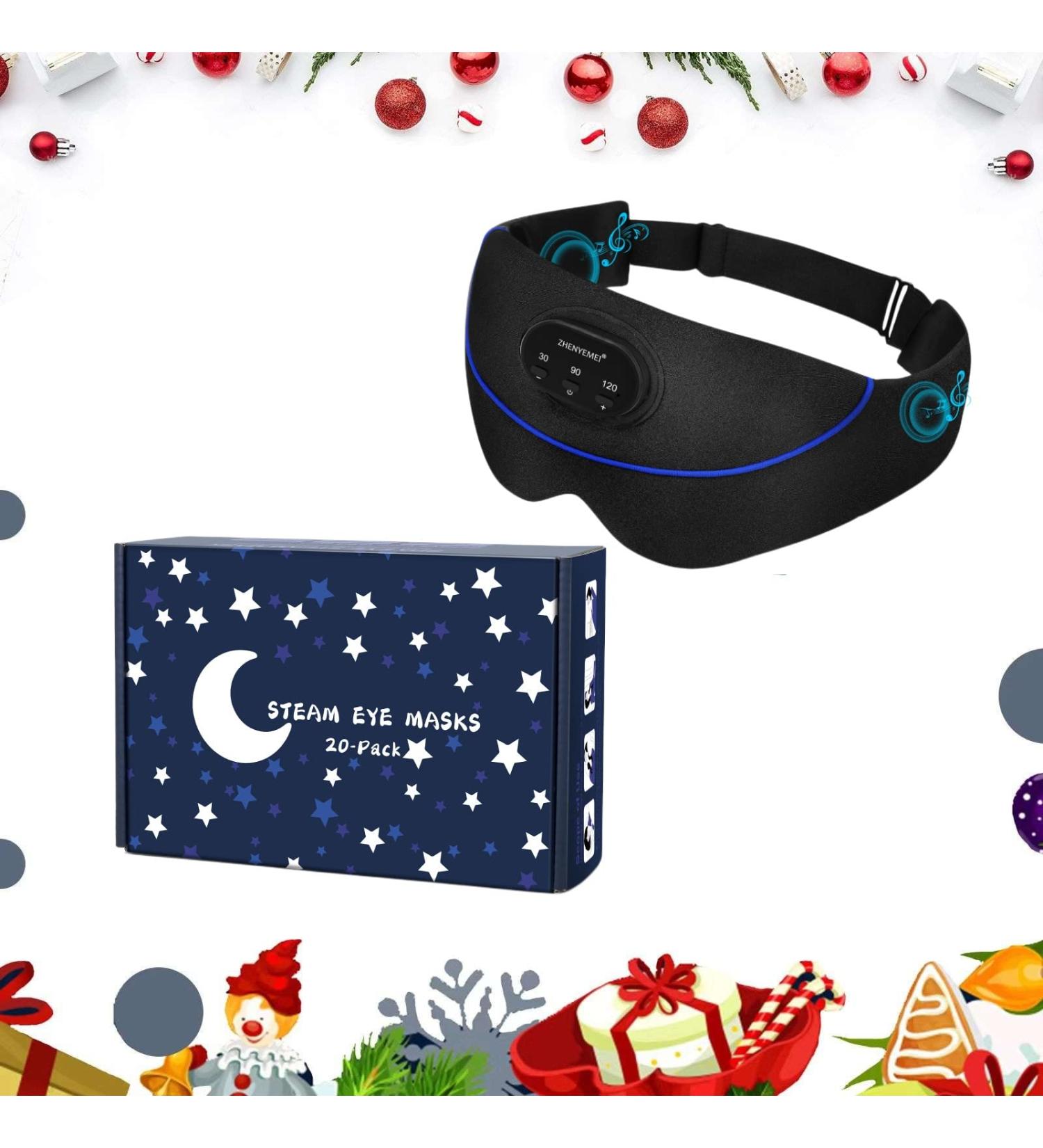 Steam Eye Mask & White Noise Sleep Mask with Sleep Headphones - Buy Online on GoSupps.com