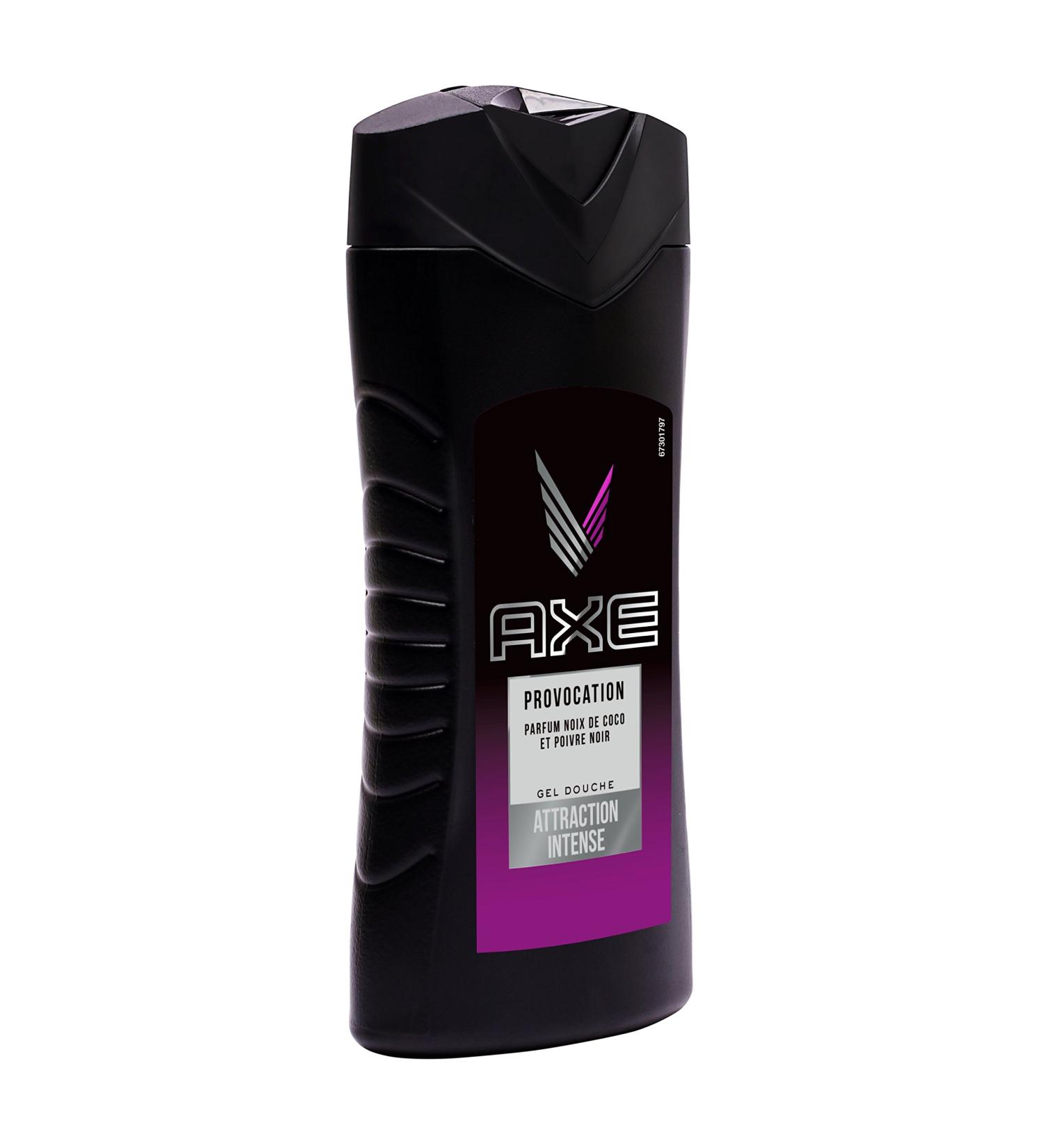  AXE Men's Shower Gel Provocation Freshness and Cleanliness Coconut and Black Pepper 250ml - Pack of 2 - Buy Online on GoSupps.com