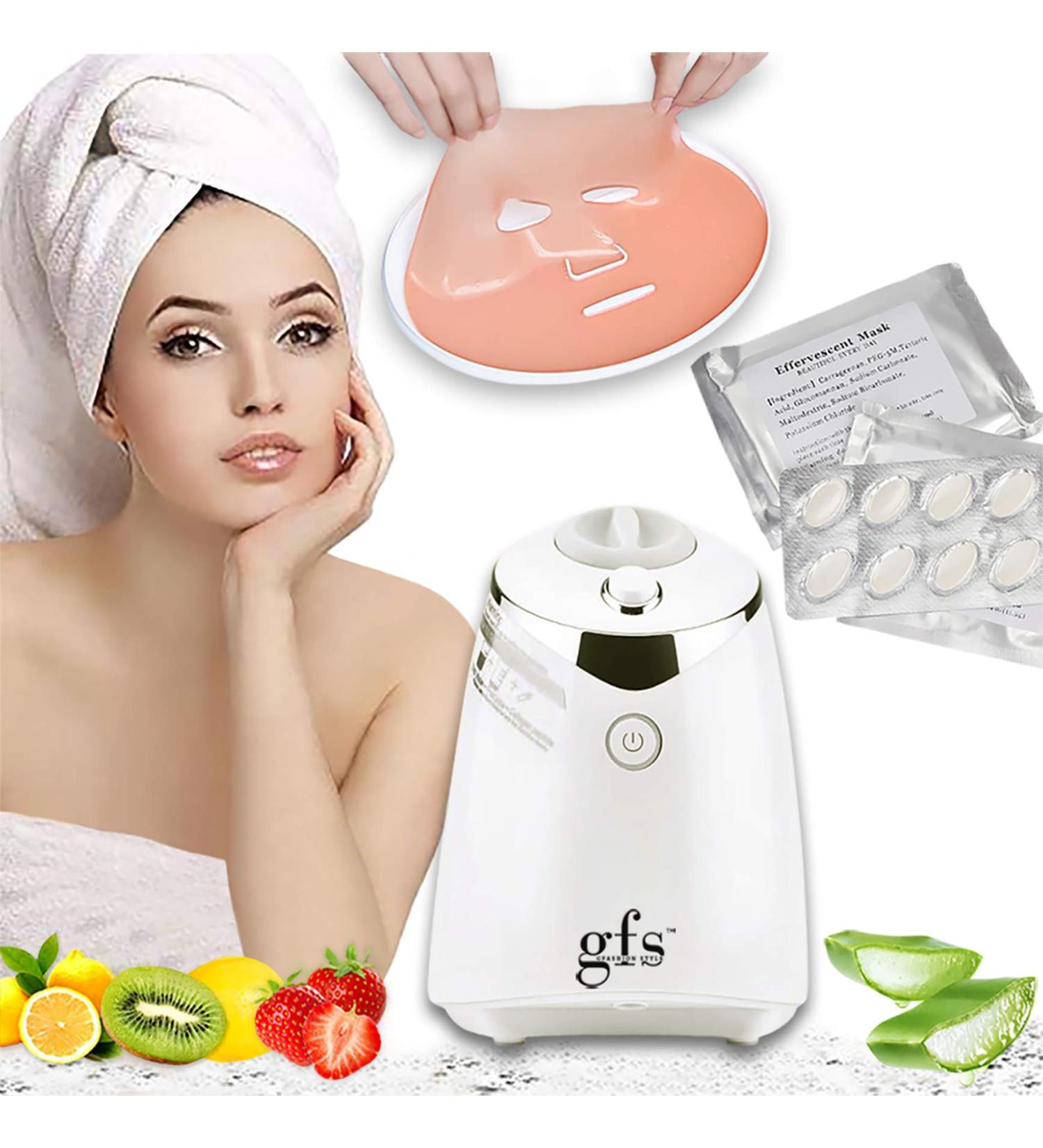 G Fashion Style Face Mask Maker Machine Kit with 32 Collagen Pills - DIY Automatic Facial Mask Maker for Beauty Facial Home Spa - Buy Online on GoSupps.com