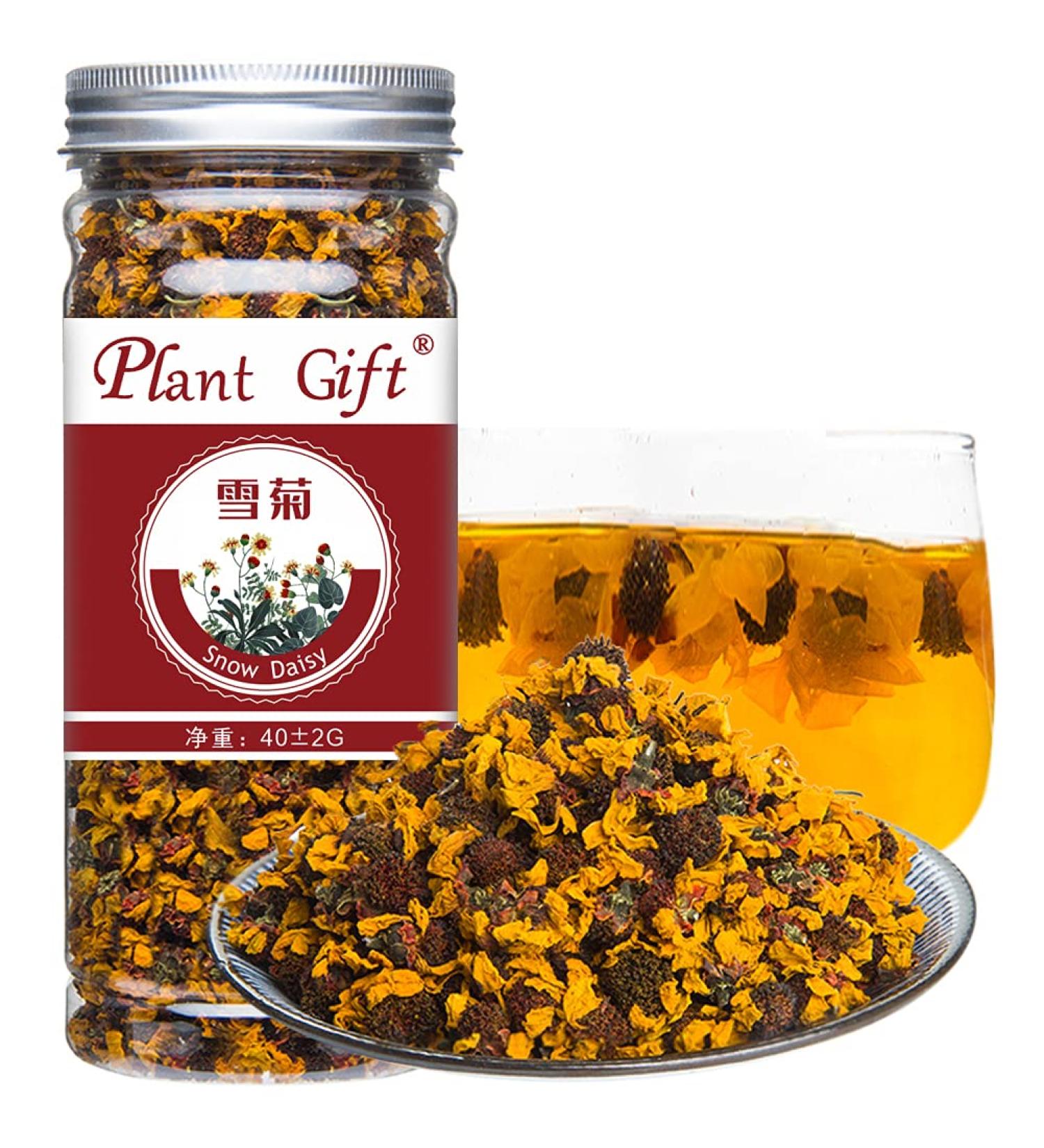 Plant Gift Natural Kunlun Snow Daisy Tea 40g141oz High Mountain Xueju Snow Chrysanthemum Flowers Herbal Tea - Buy Online on GoSupps.com