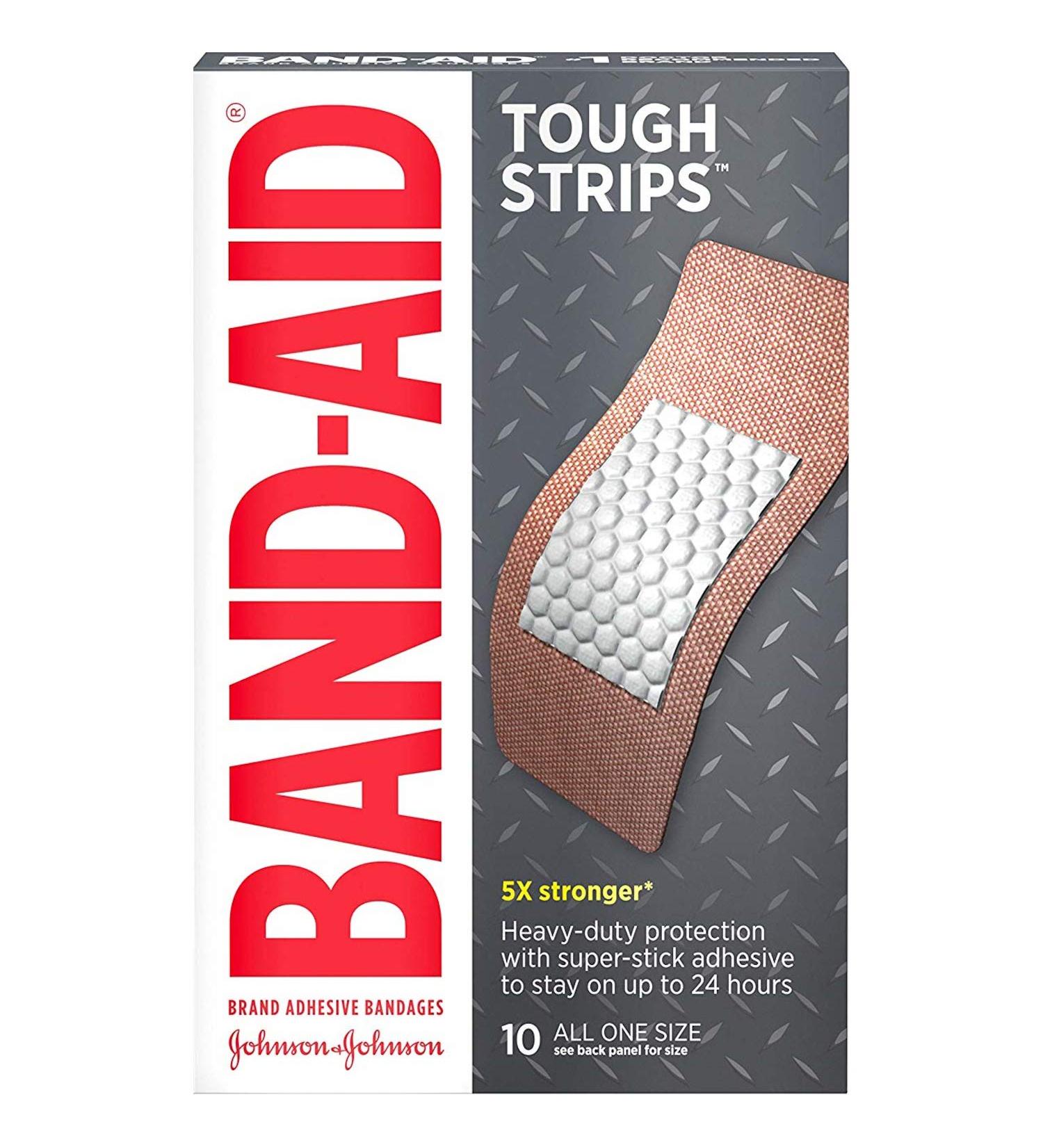 Buy Band-Aid Extra Tough Adhesive Bandages - 1-3/4 Inch 10 Bandages (Pack of 6) - Fast International Shipping - Buy Online on GoSupps.com