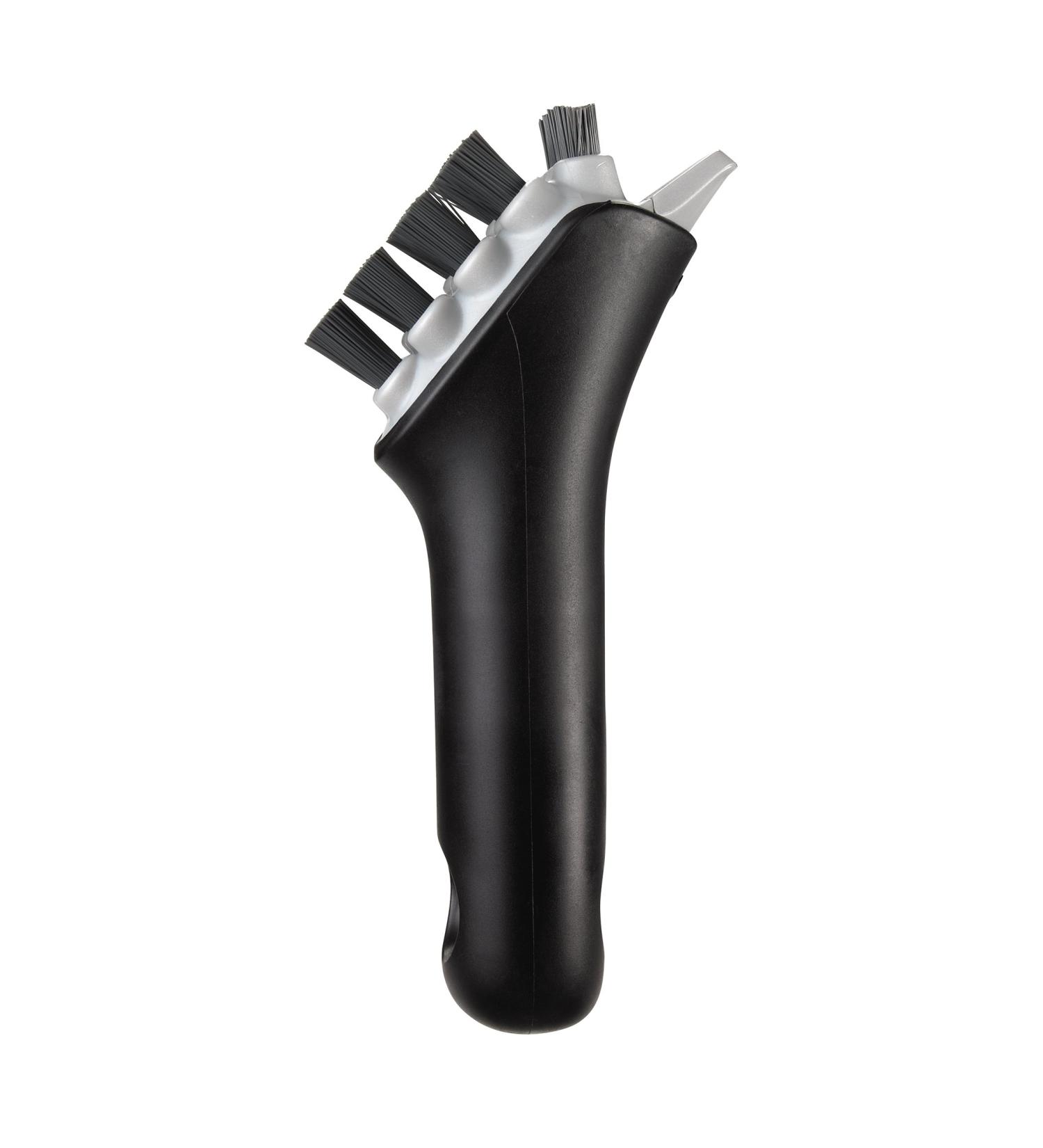 OXO Good Grips Cast Iron Pan Brush - Heavy Duty Scrubber for Easy Cleaning - Buy Online on GoSupps.com