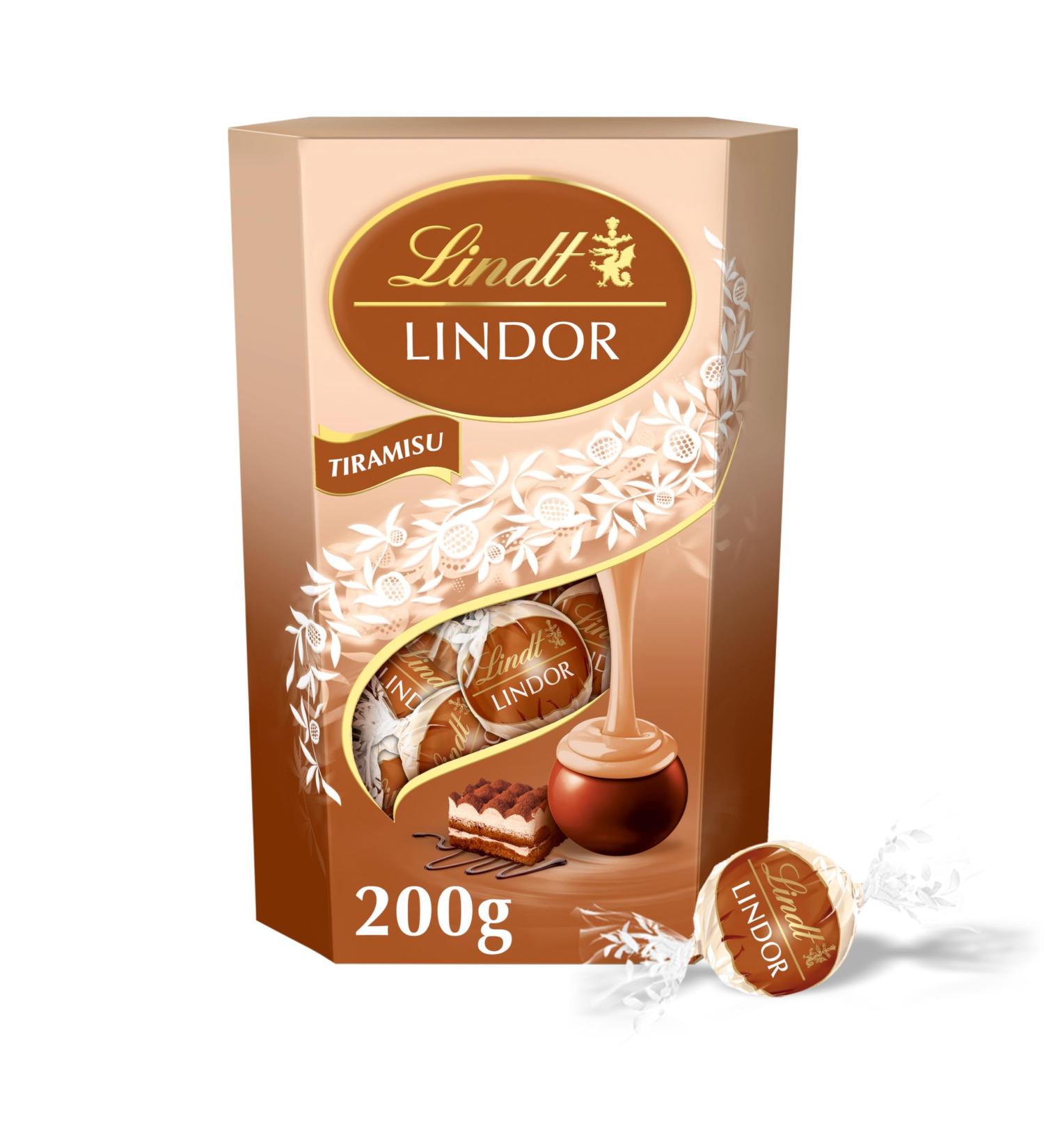  Lindt Lindt Lindor Tiramisu Milk Chocolate Truffle Box 200g - Buy Online on GoSupps.com