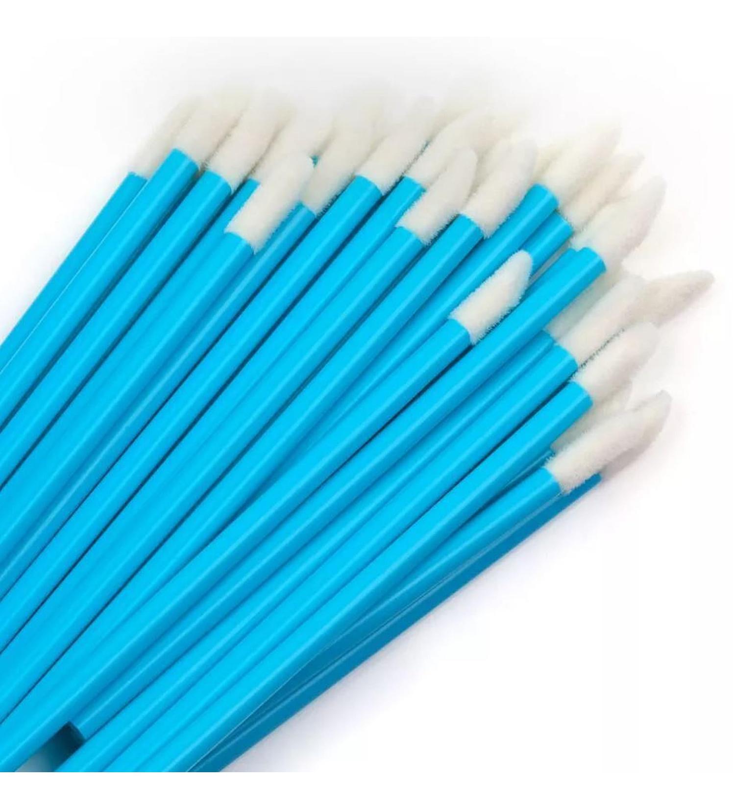 Boulton Disposable Lip Brushes 50pcs - Lipstick Applicator Tool for Lips, Eyes & Concealer - Blue Disposable Lip Wands for Makeup Beauty - Lip Gloss Brush - Buy Online on GoSupps.com