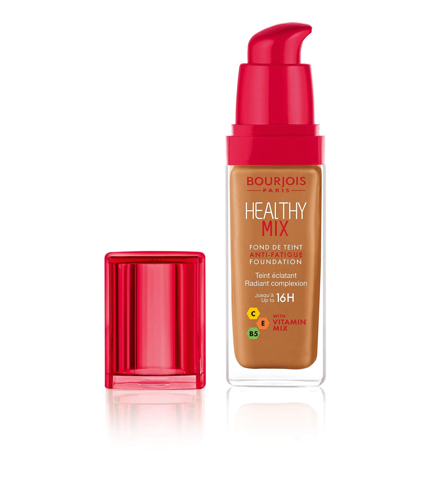 Bourjois Healthy Mix Anti-Fatigue Foundation 59 Amber 30ml - Medium Coverage - Buy Online on GoSupps.com