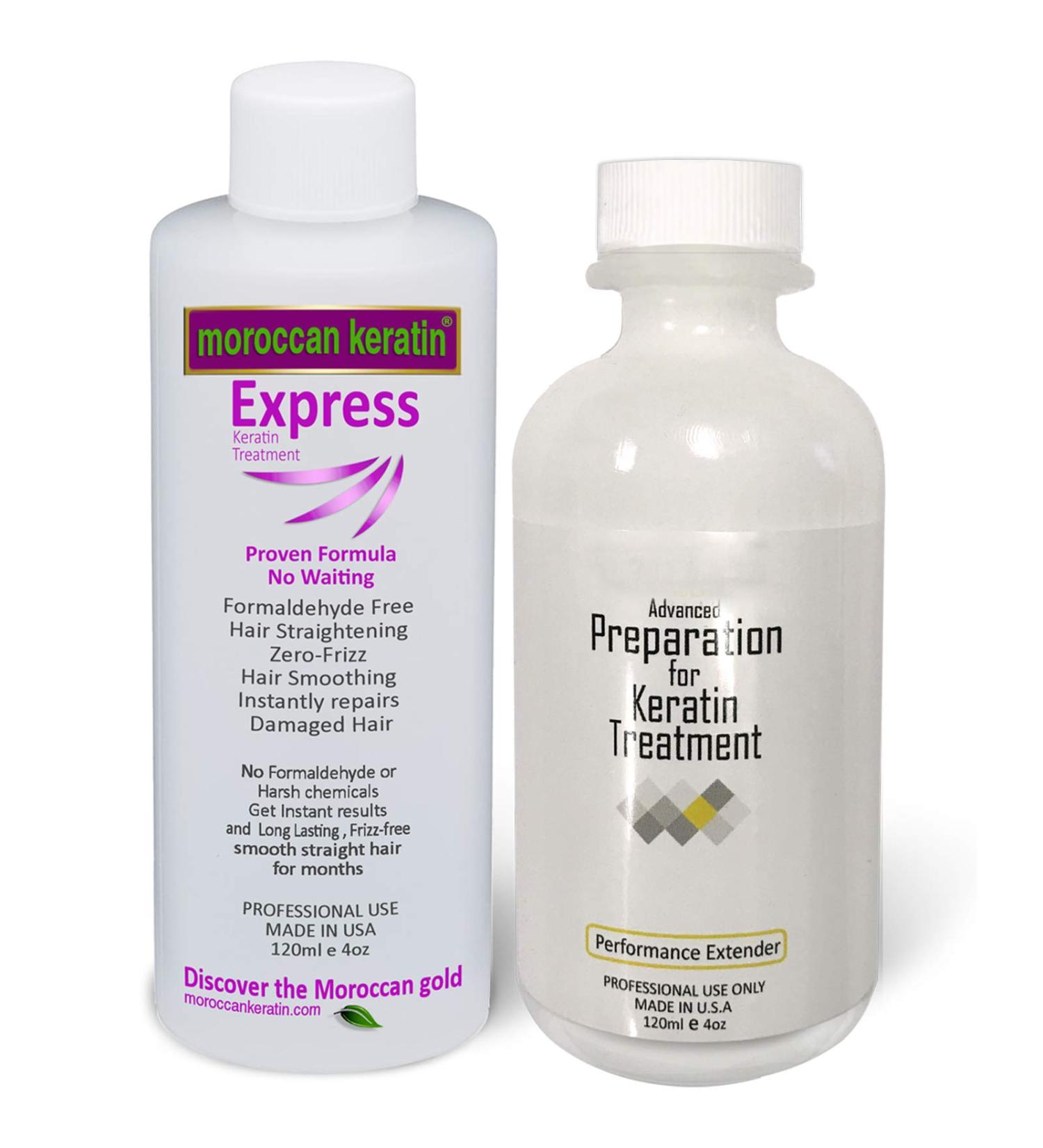 Express Formaldehyde-Free Brazilian Keratin Hair Treatment Kit | Organic Blowout Straightening & Natural Results - Fast Shipping - Buy Online on GoSupps.com