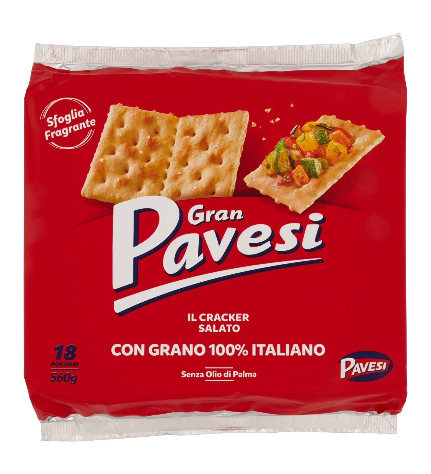 Buy Gran Pavesi Cracker Salati Salted 560g | International Shipping Available - Buy Online on GoSupps.com