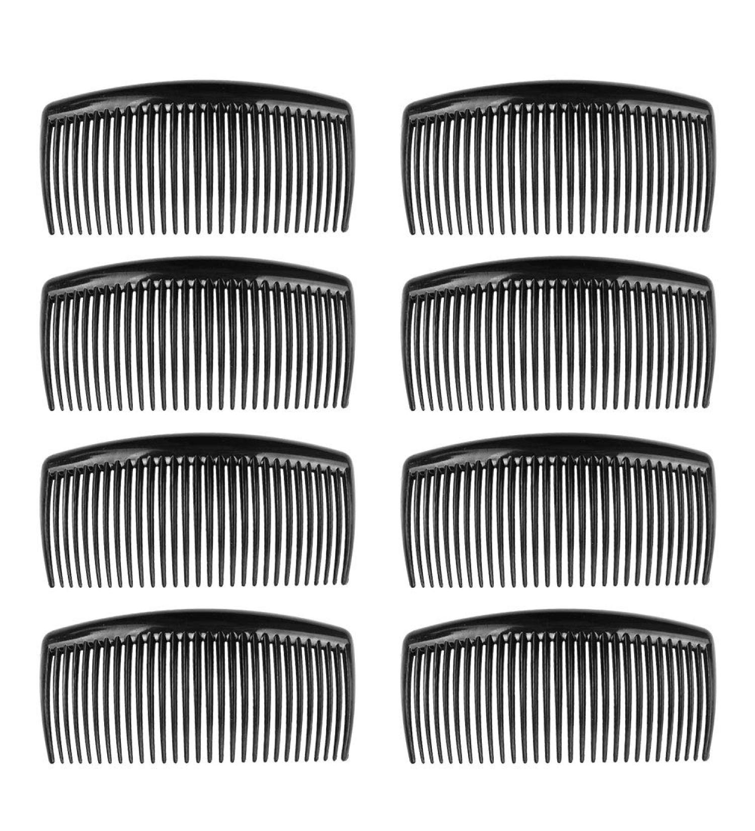24 Pieces Black Insert Comb Hair Accessories - 29 Teeth Plastic Hair Combs for Women & Girls - Buy Online on GoSupps.com
