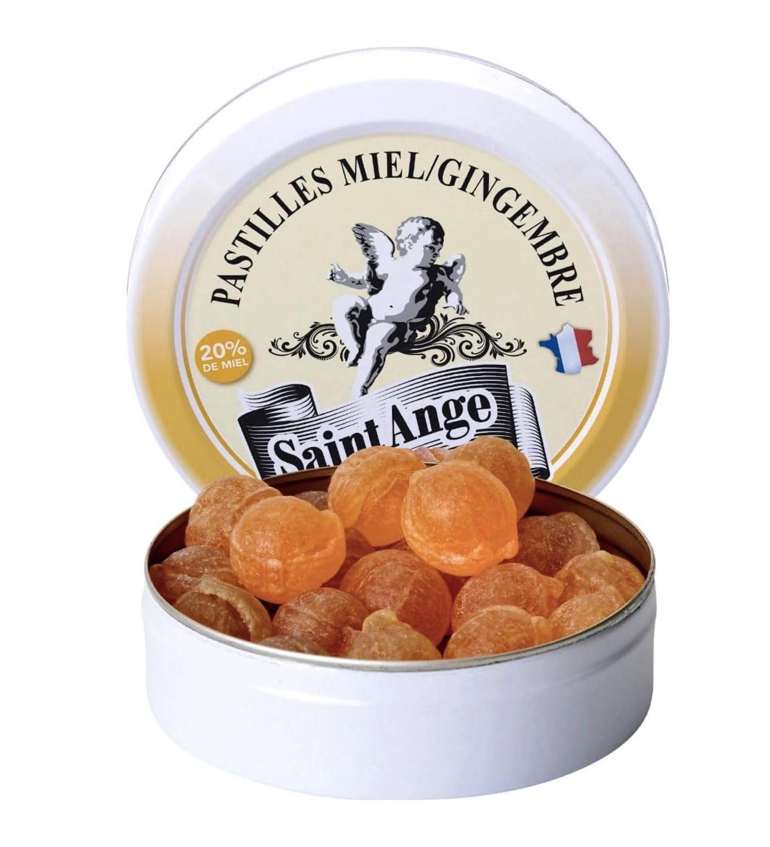 Pastilles Saint-Ange | Bonbons Traditionnels 100% Fran ais (Miel Gingembre) - Buy Online on GoSupps.com