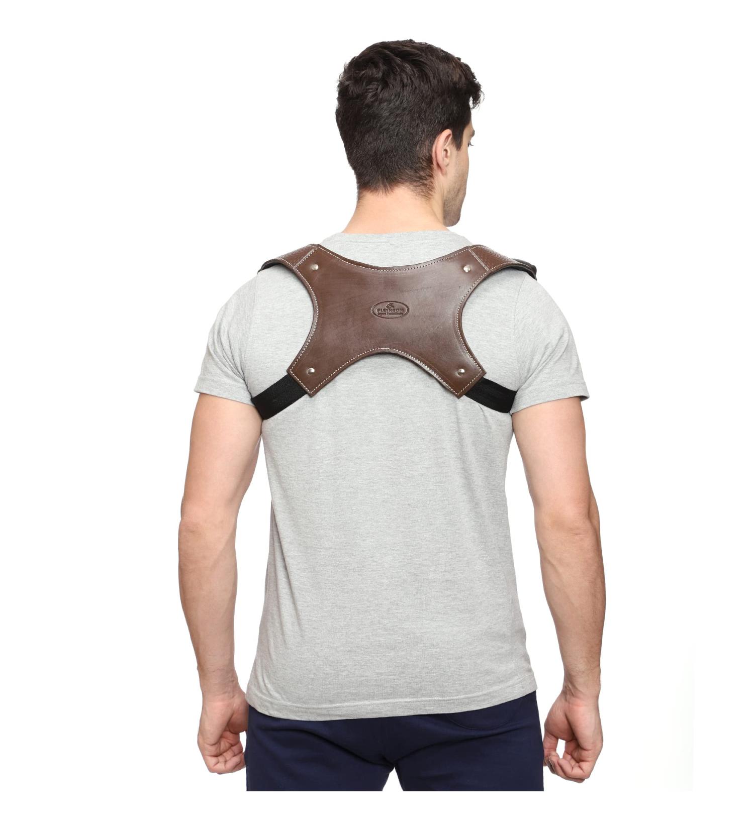 Posture Corrector Back Brace for Men & Women - Adjustable Spine Support - Pain Relief for Neck Shoulder & Back - Buy Online on GoSupps.com