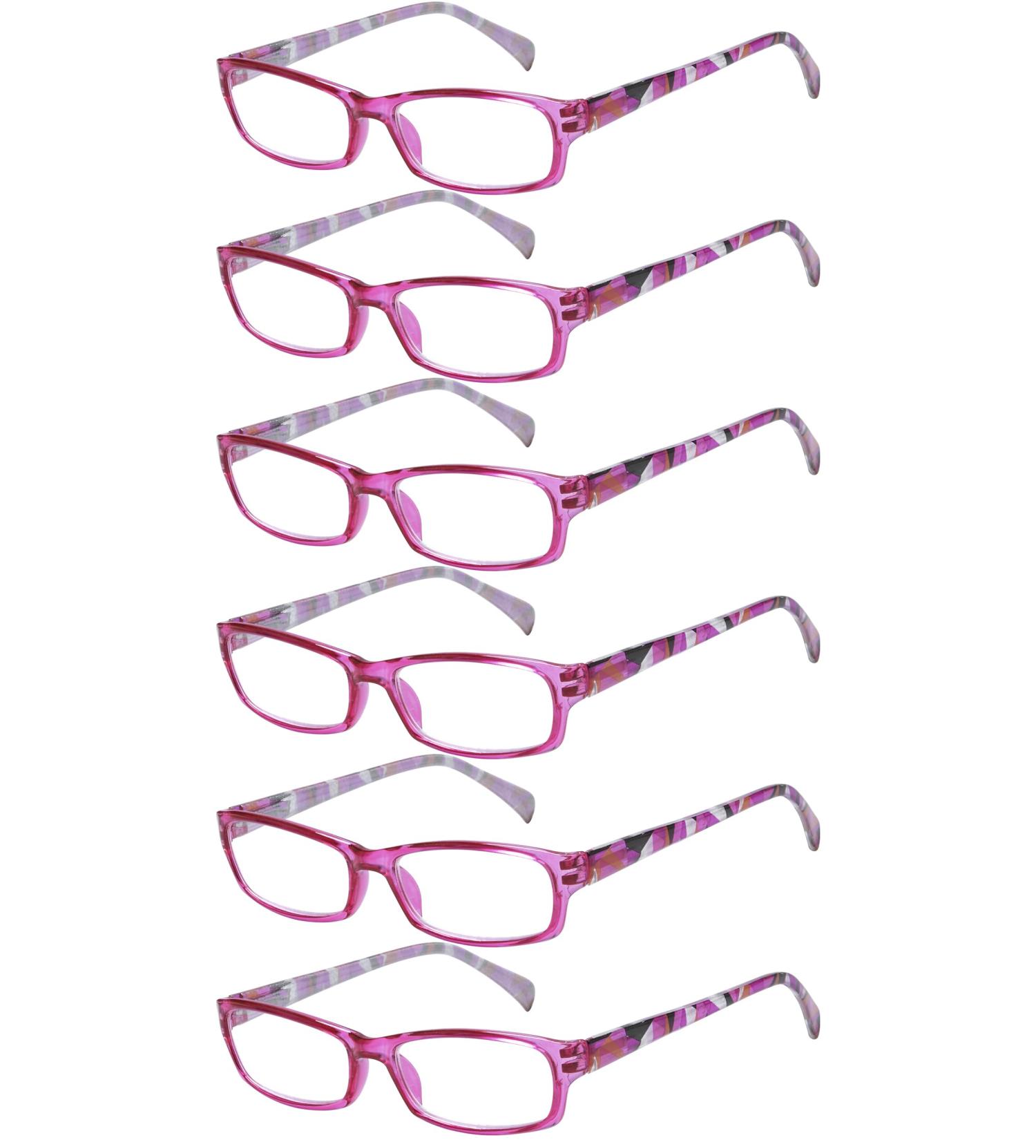 Eyekepper 6 Pack Stylish Women s Reading Glasses - Spring Hinge Reading Aid for Comfort - Buy Online on GoSupps.com