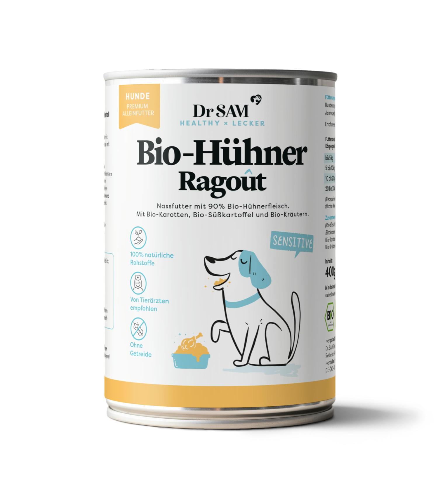 Premium wet dog food with chicken carrots and sweet potatoes - Buy Online on GoSupps.com