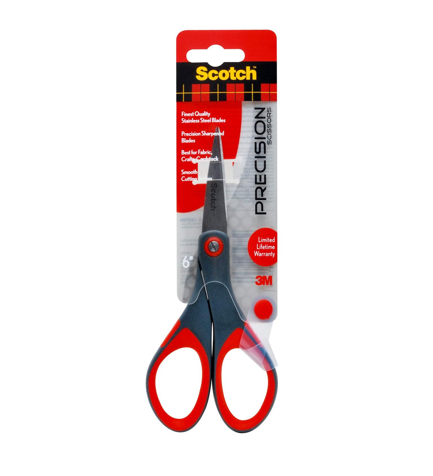 Scotch 6" Precision Scissors, Great for Everyday Use (1446) 6-Inches Scissor