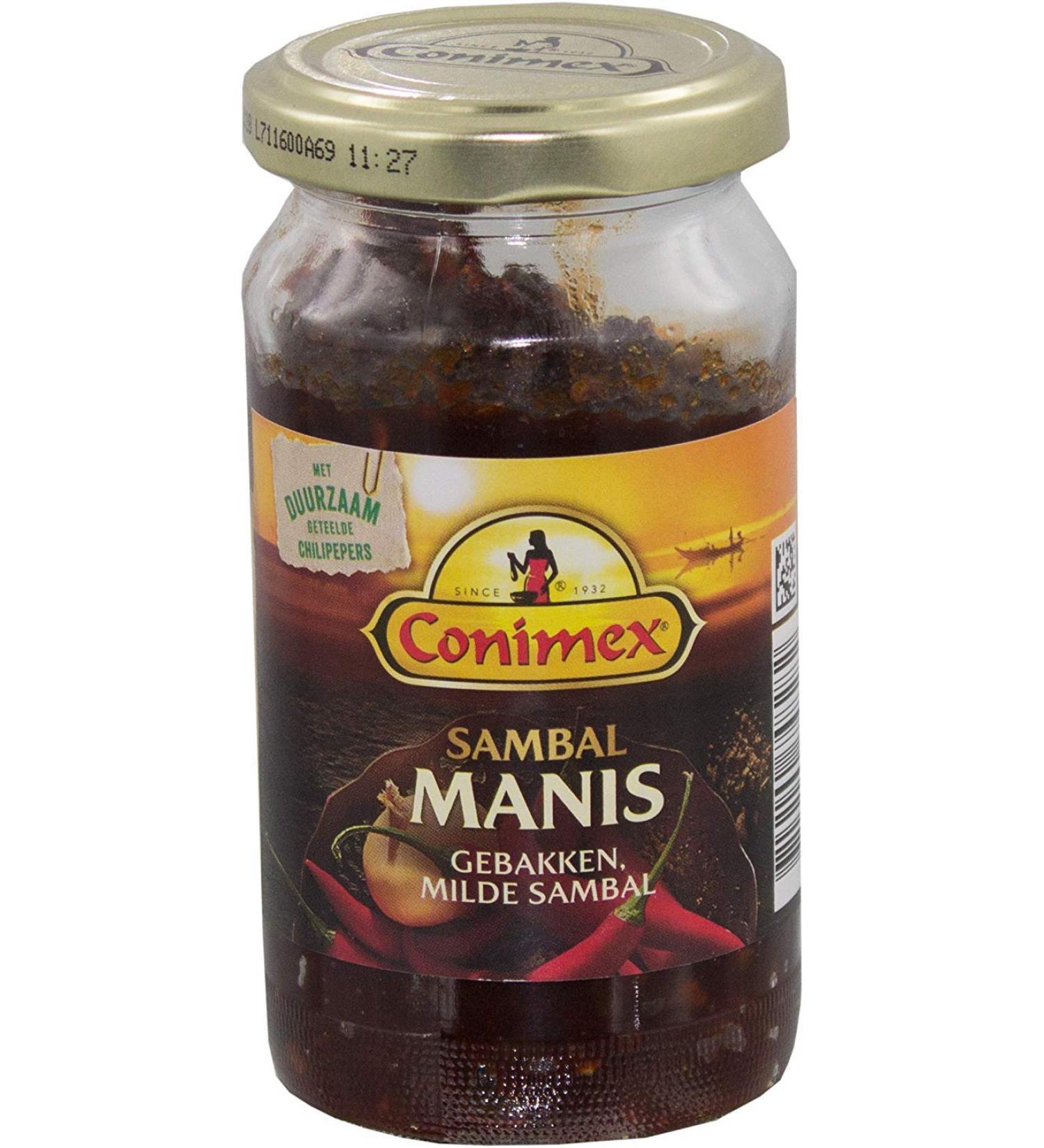 CONIMEX SAMBAL Manis MILD Chilli Paste 200g - Buy Online on GoSupps.com