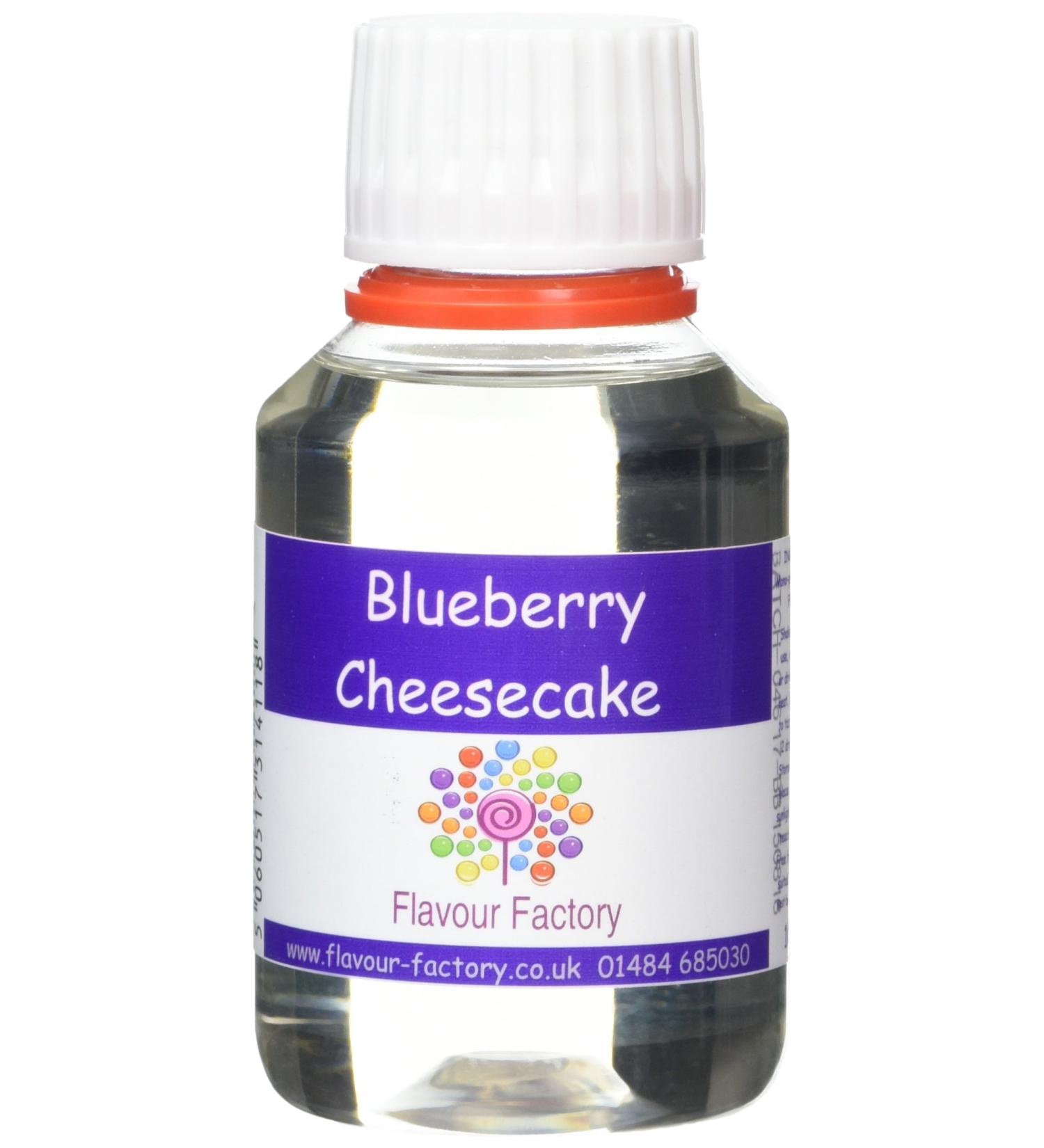 Flavour Factory Blueberry Cheesecake Intense Food Flavouring 100 ml - Buy Online on GoSupps.com