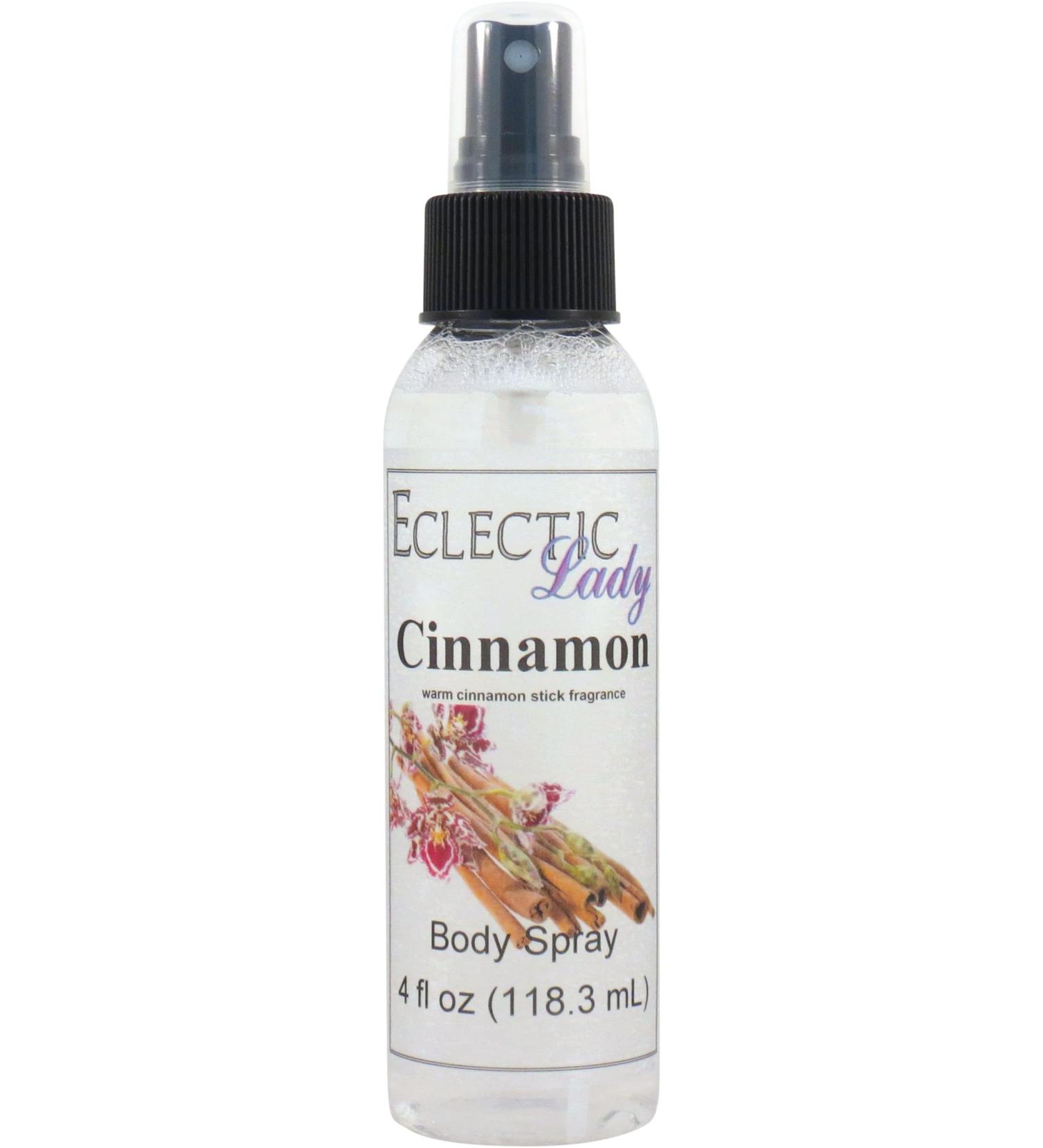 Cinnamon Body Spray 4 ounces Body Mist for Women with Clean Light & Gentle Fragrance Long Lasting Perfume with Comforting Scent for Men & Women Cologne with Soft Subtle Aroma For Daily Use Regular Strength 4 Fluid Ounces - Buy Online on GoSupps.com