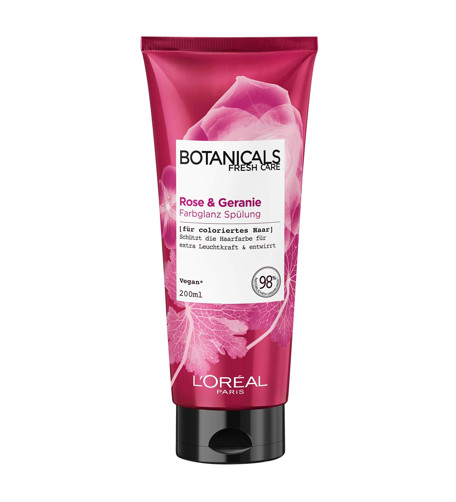 Buy L'Oreal Paris Botanicals Geranium Shine Ritual Conditioner Balm 200ml - Nourishing Vegan Hair Care for All Hair Types - Fast International Shipping - Buy Online on GoSupps.com