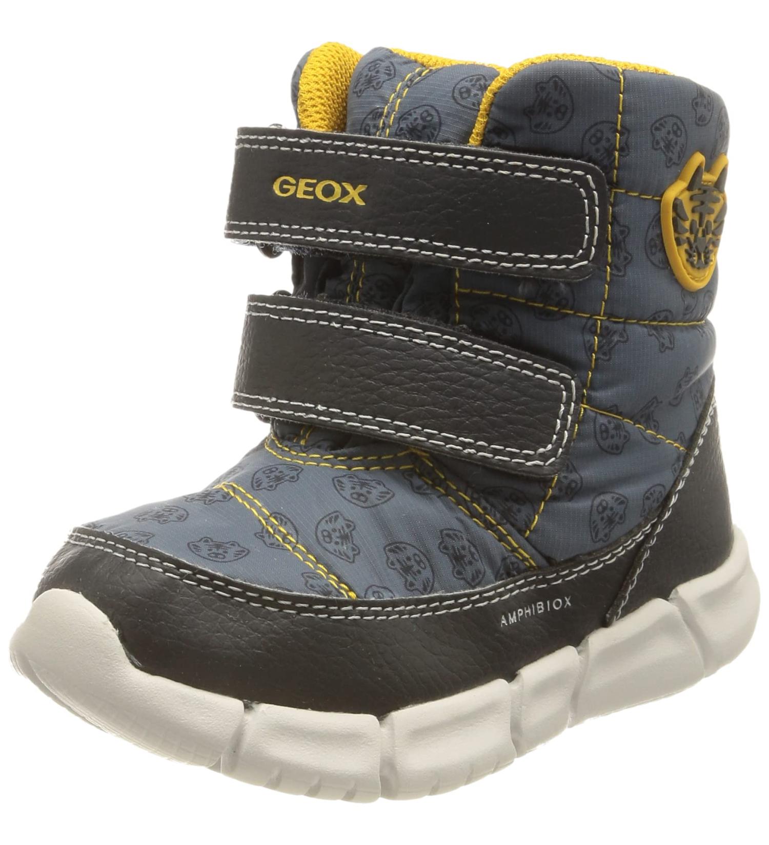 Geox Baby Flexyper Boy B ABX B Hi-Top Sneakers 8.5 UK Child - Avio Ochreyellow - Buy Online on GoSupps.com