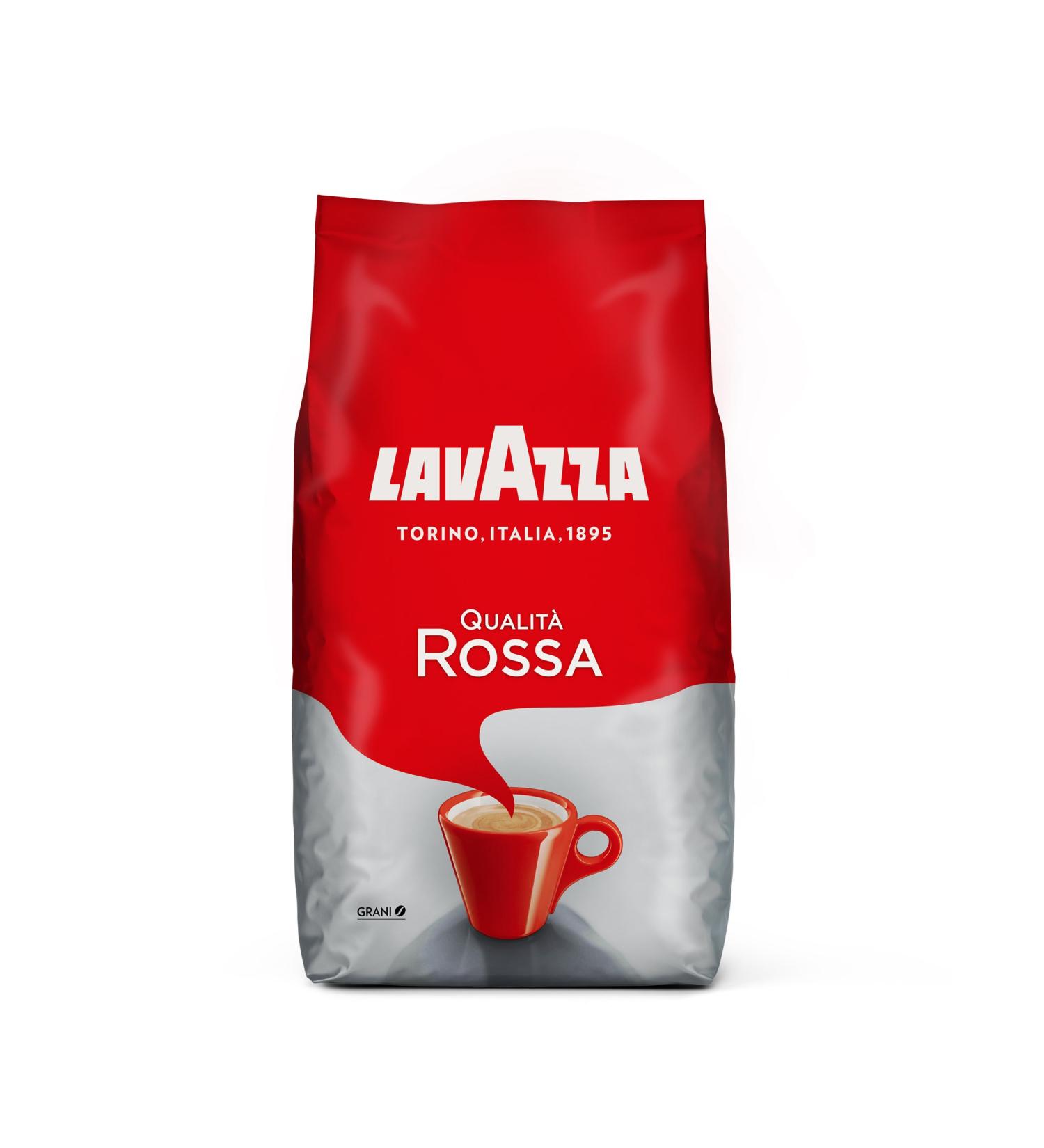 Lavazza Qualita Rossa Coffee Beans 1000g - Authentic Italian Blend 1kg (Pack of 1) - Buy Online on GoSupps.com