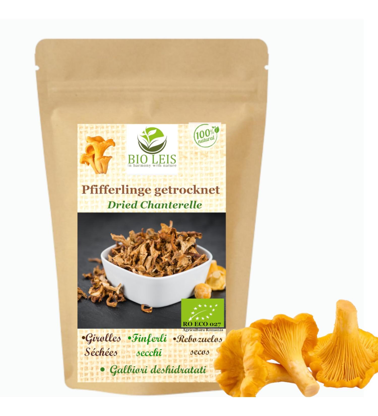 Dried Chanterelles I Chanterelles Wild Collection Chanterelles 100% Natural Quality 1A 200g - Buy Online on GoSupps.com