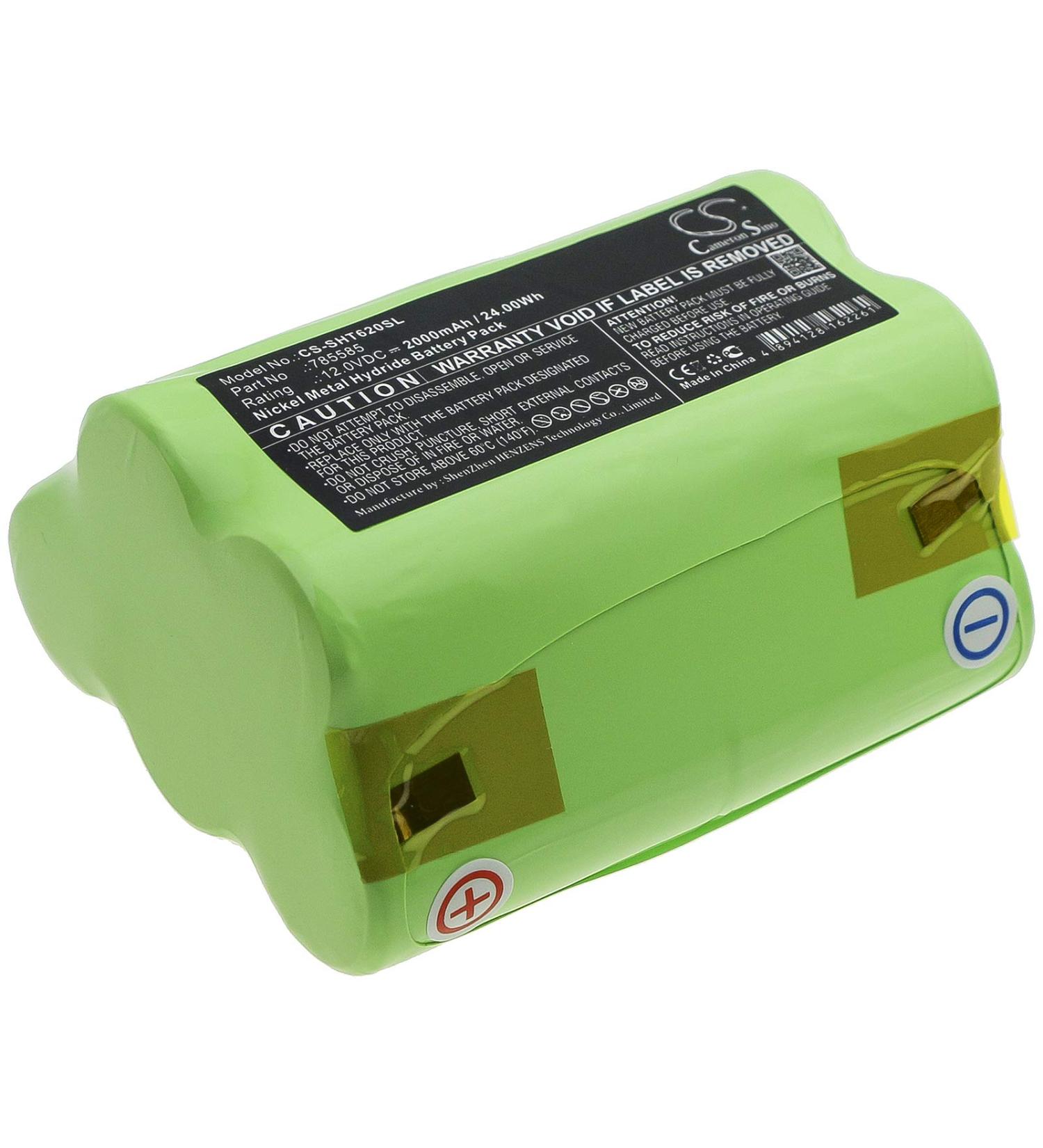785585 2000mAh Battery Compatible with TESTUT T62 Type B250 12.0V