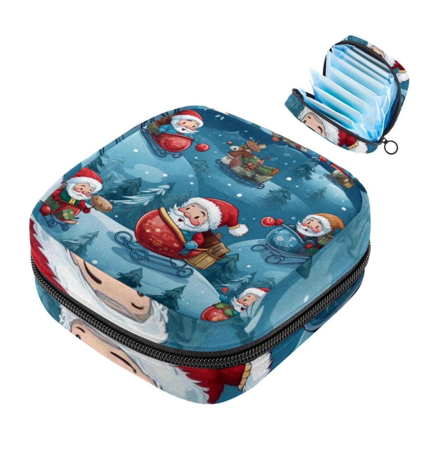 Muoooum Women s Band Storage Bags - Santa Claus Sled Patterns | Portable Menstrual Cup & Bandages | Ideal for Teens & First Periods - Color 4 - Buy Online on GoSupps.com
