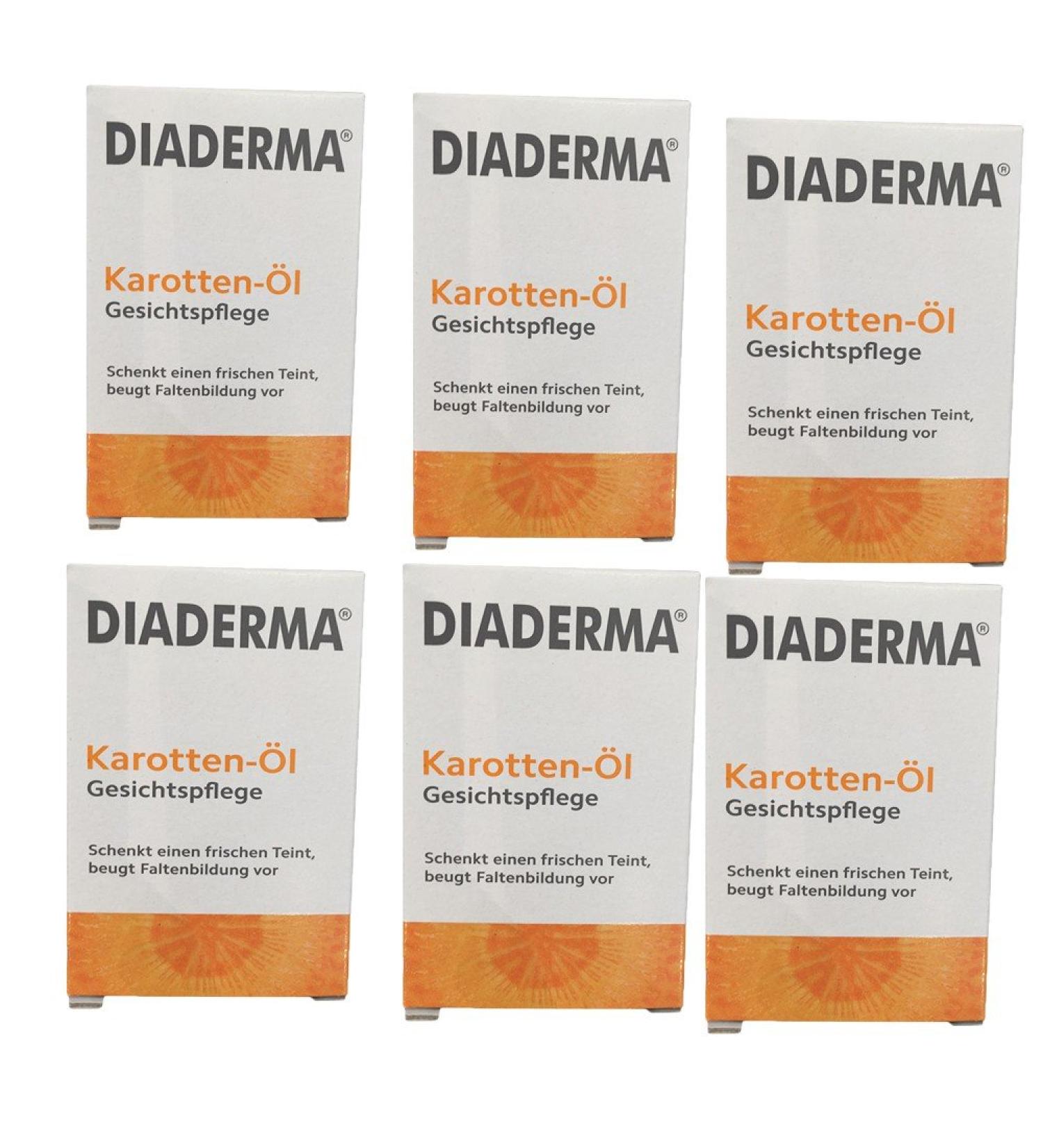  DIADERMA Diaderma 6 x 30ml Carrot Oil Facial Oil - Buy Online on GoSupps.com