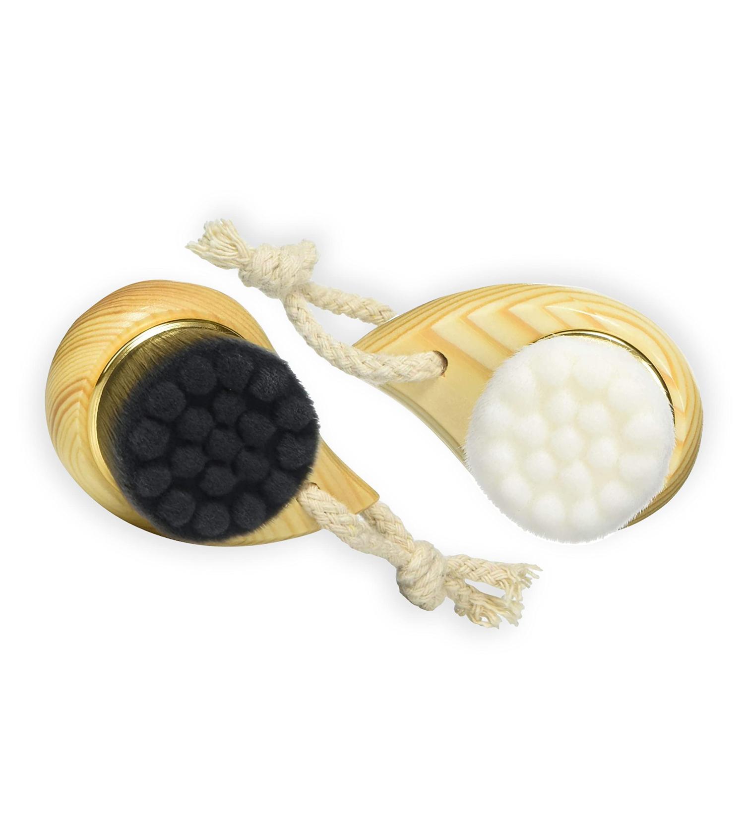 Soft Bristle Face Cleaning Beauty Brush for Deep Pore Cleansing - Ivory - Buy Online on GoSupps.com