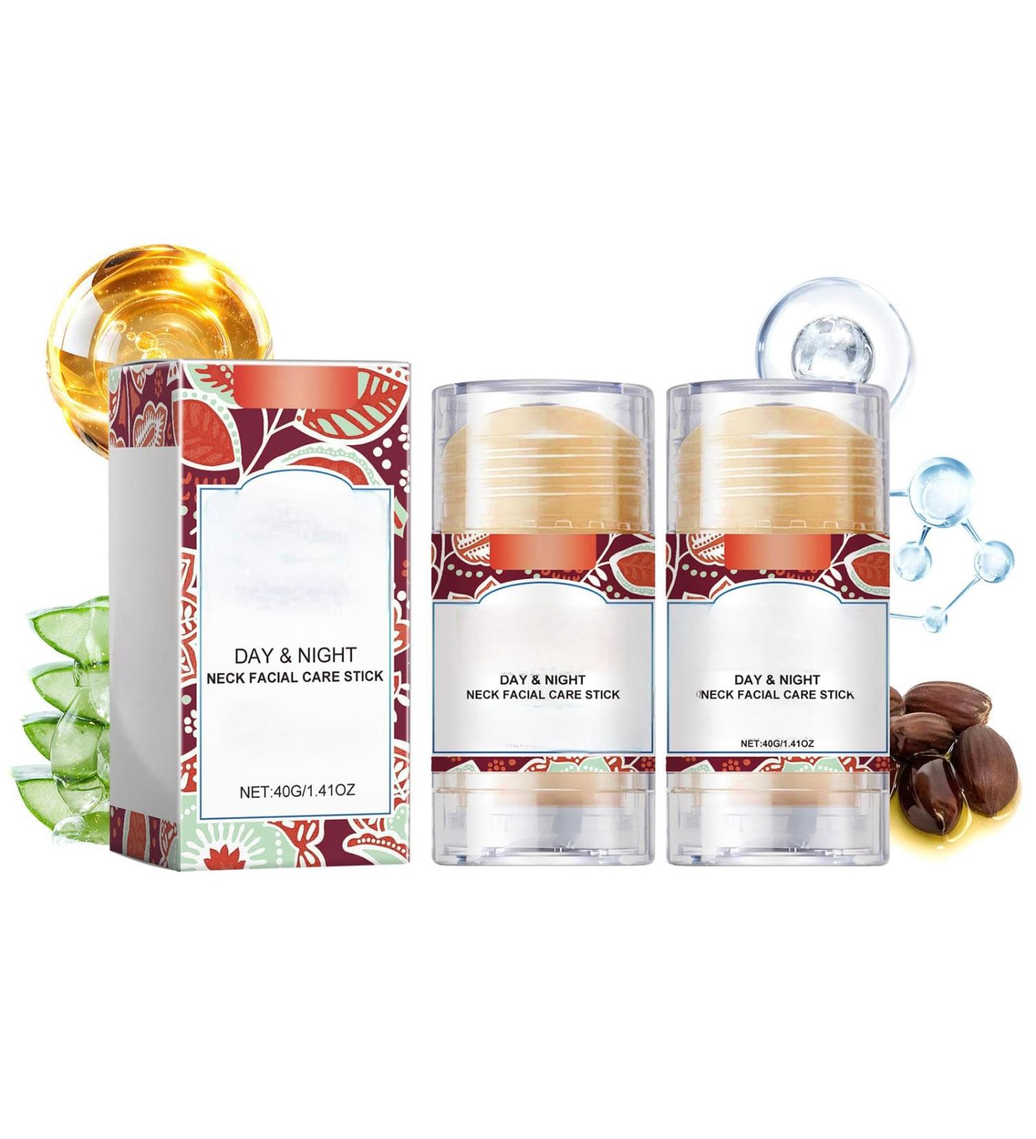  Beslibate 2PCS Neck Firming Cream 40g Face Stick for Neck Anti-aging Neck Cream Wrinkles Double Chin Reduction Neck Care Cream for Reld Skin Thinning Wrinkles Jingshuang-3 - Buy Online on GoSupps.com