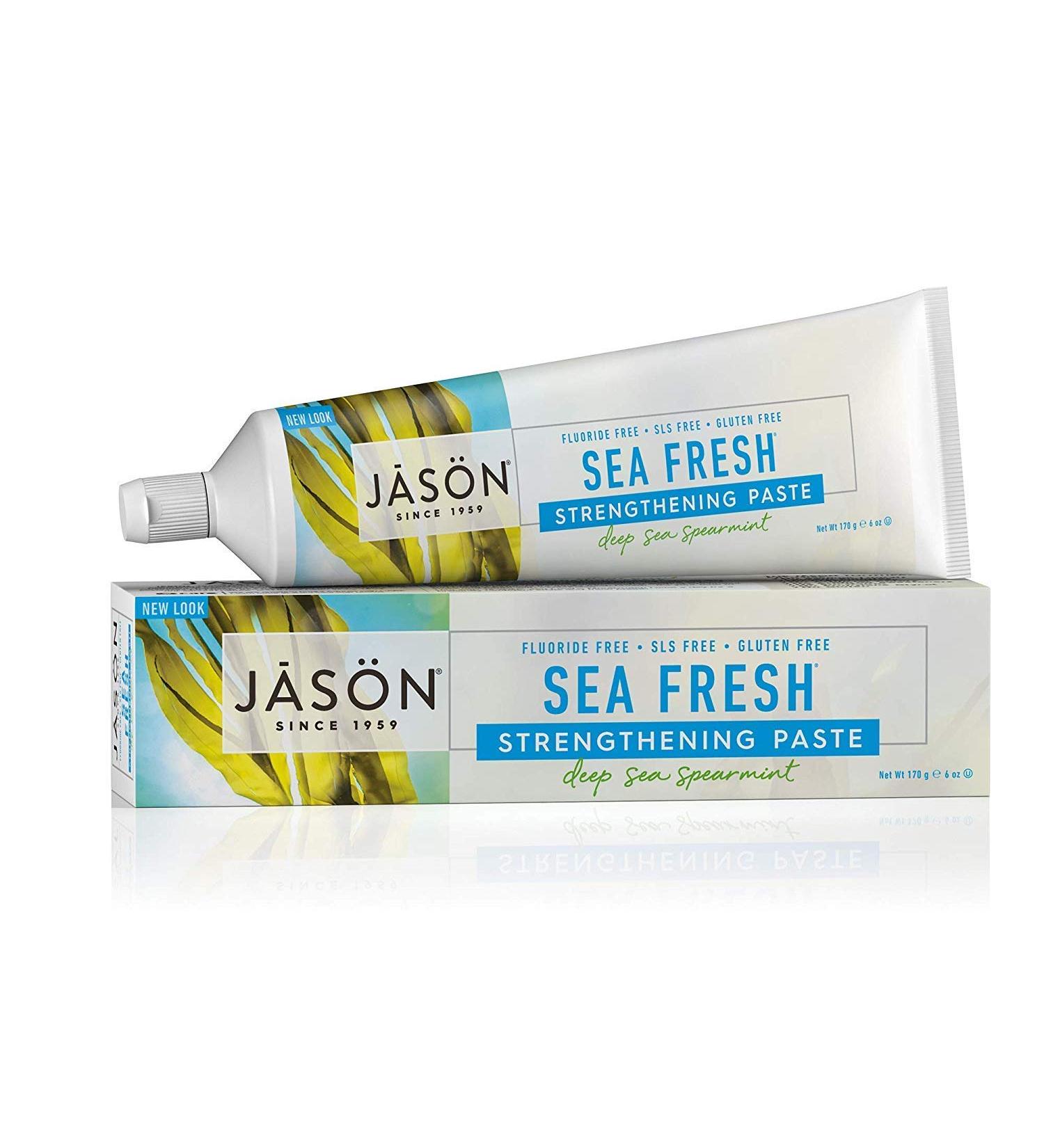 Jason Natural Sea Fresh Strengthening Paste - Deep Sea Spearmint 6 oz | Nourish & Strengthen Hair - Buy Online on GoSupps.com