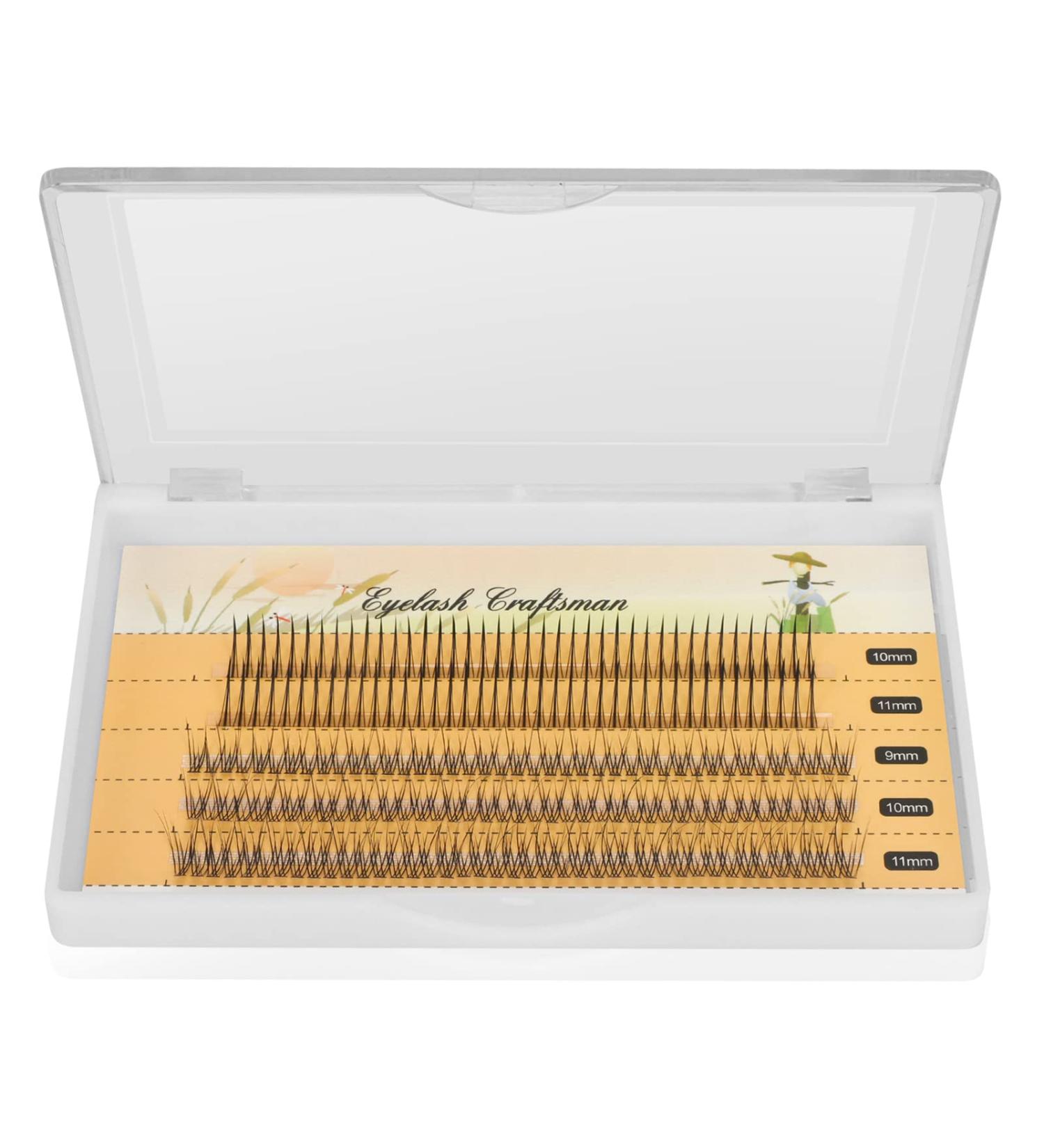 Arqumi False Eyelashes - 200 Mix Lash Clusters for Natural Extensions 8mm to 12mm in Black - Global Shipping Available - Buy Online on GoSupps.com