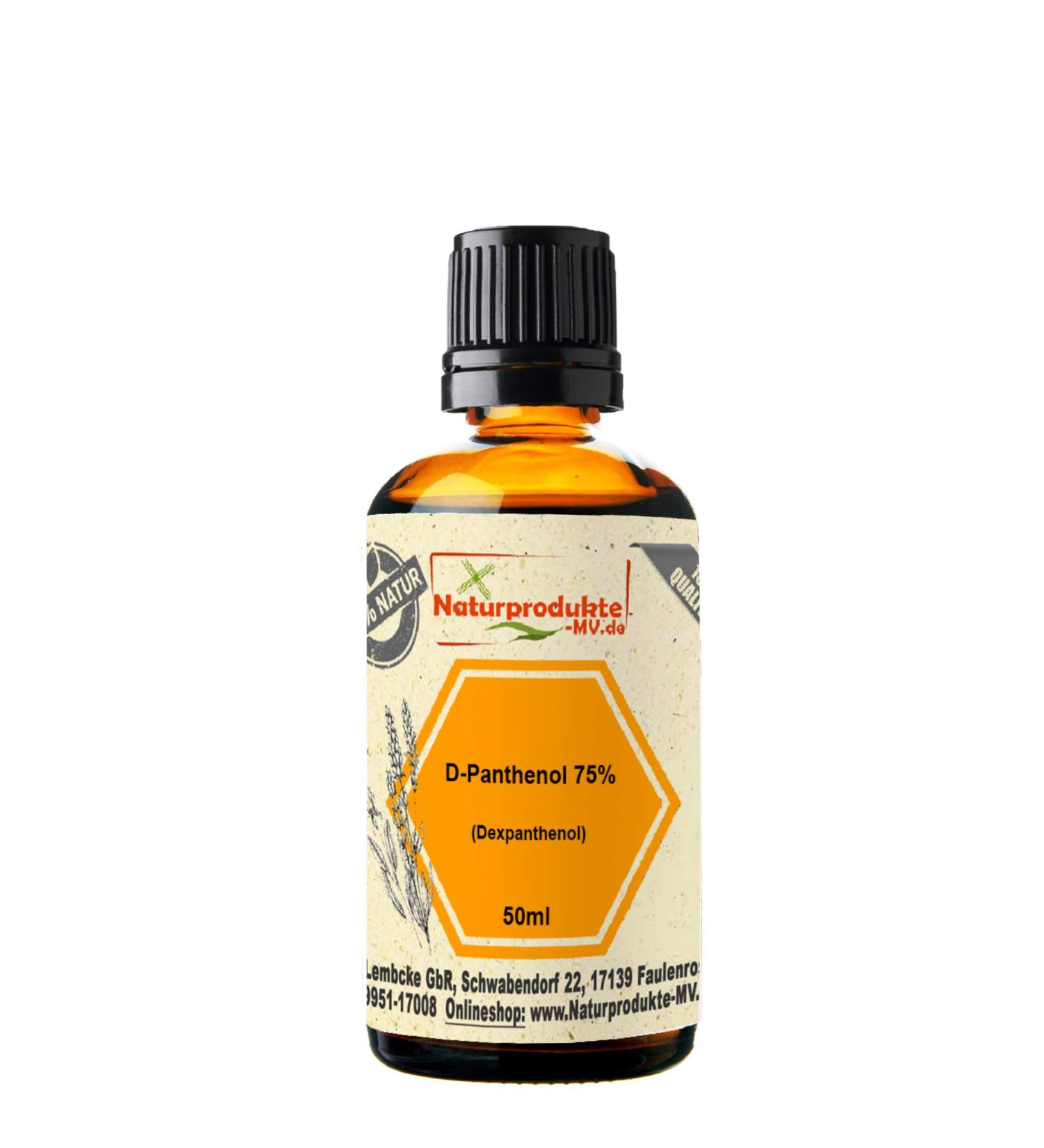 D-Panthenol 75% (50 ml) Provitamin B5 Panthenol