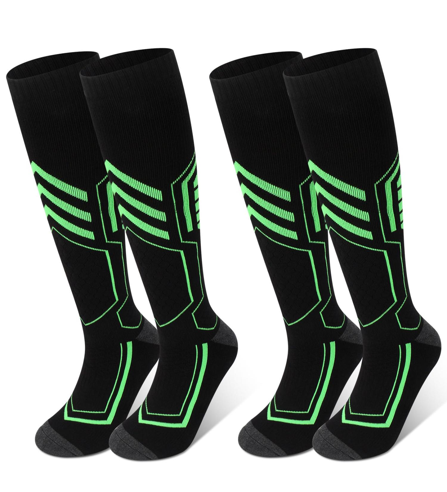 YTORGR Ski Socks - Warm Slip-Resistant Pilling-Free Thermo Socks for Men & Women | Sizes 39-45 | Perfect for Snowboarding & Winter Activities - Buy Online on GoSupps.com