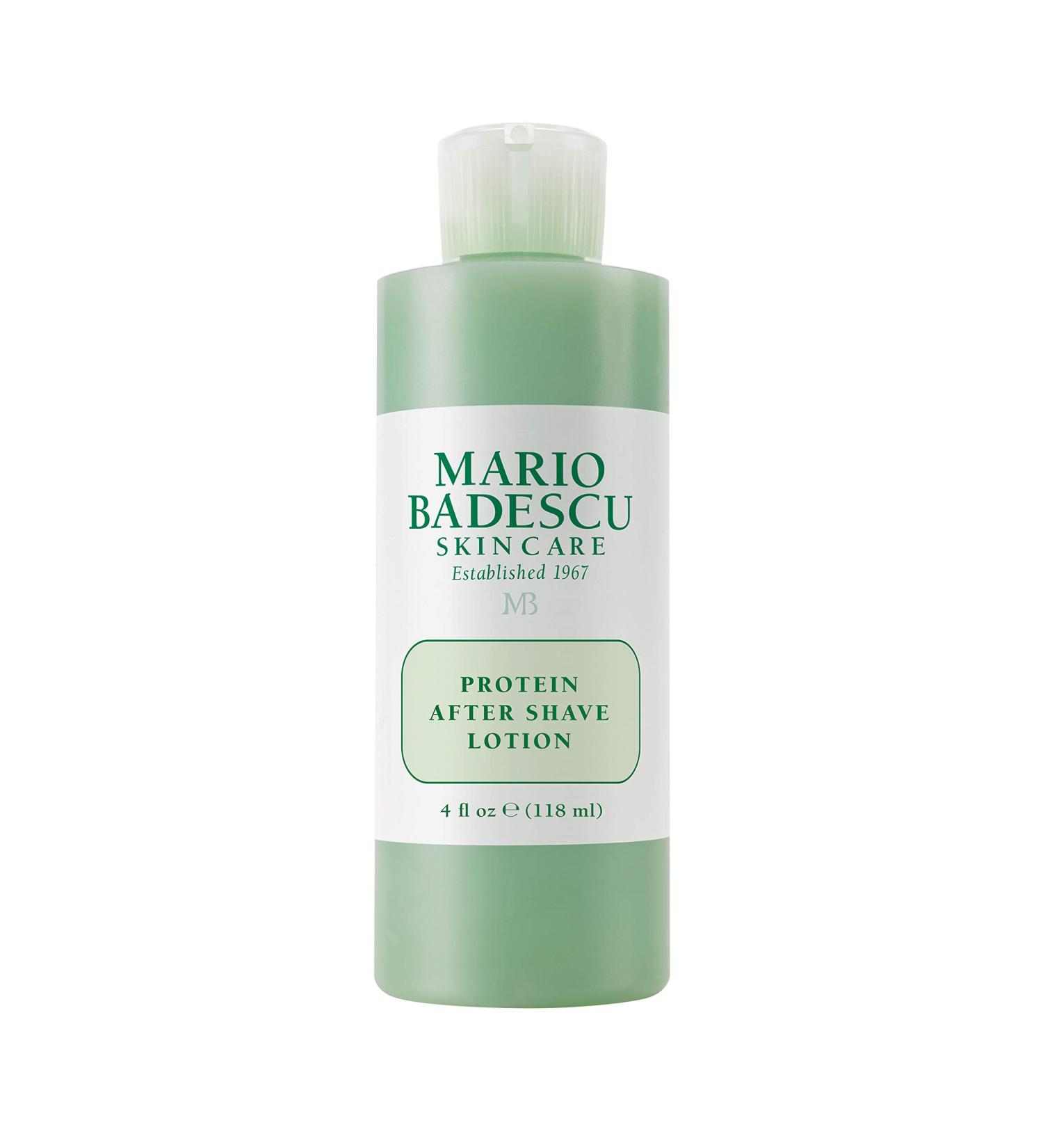Buy Mario Badescu Protein After Shave Lotion - Oatmeal Formula for Face Body & Bikini - Lightweight Oil-Free Skincare for Razor Burn & Ingrown Hair - 4 Fl Oz - Buy Online on GoSupps.com