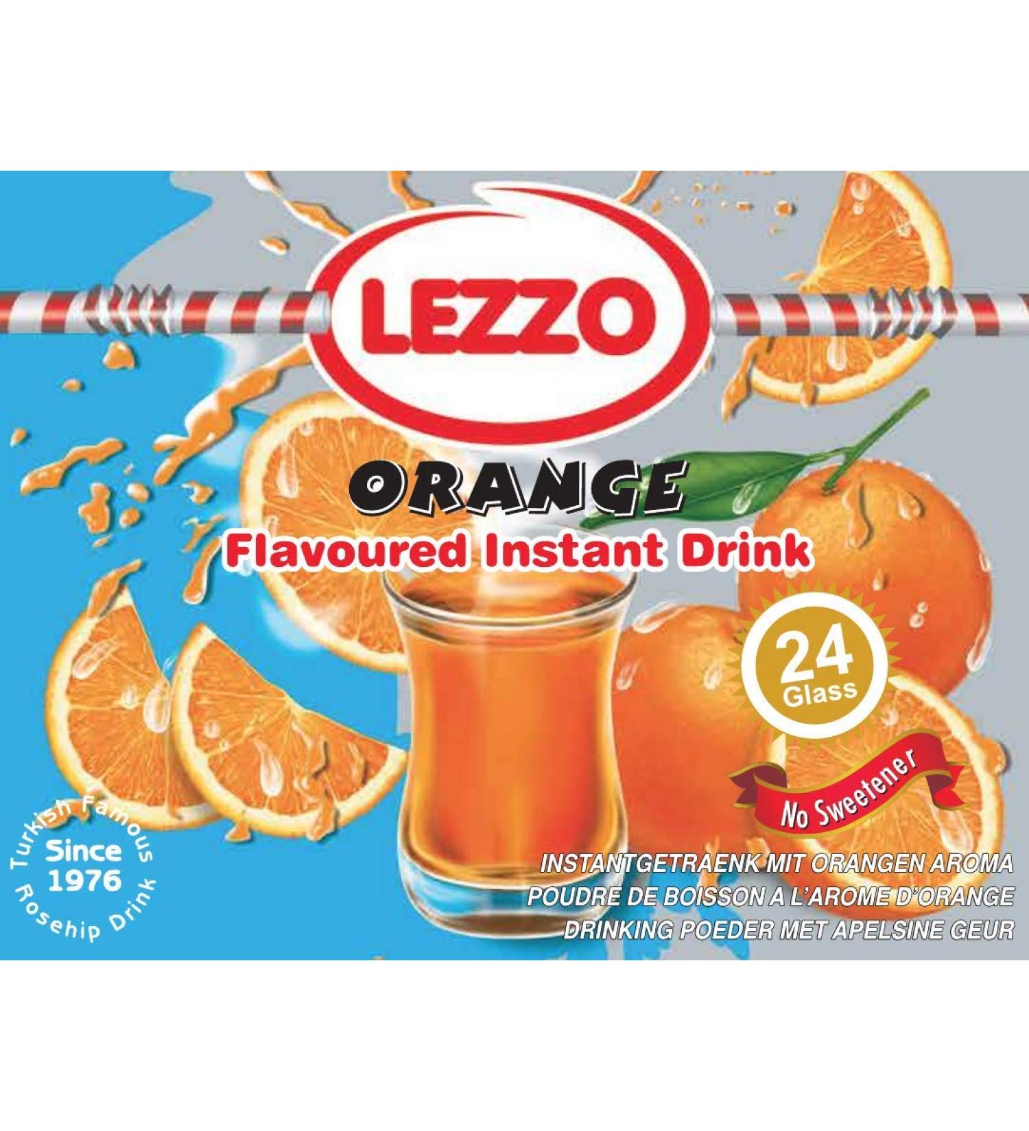 Lezzo Orange Flavoured Instant Tea (600g) - Refreshing Oralet Blend - Buy Online on GoSupps.com