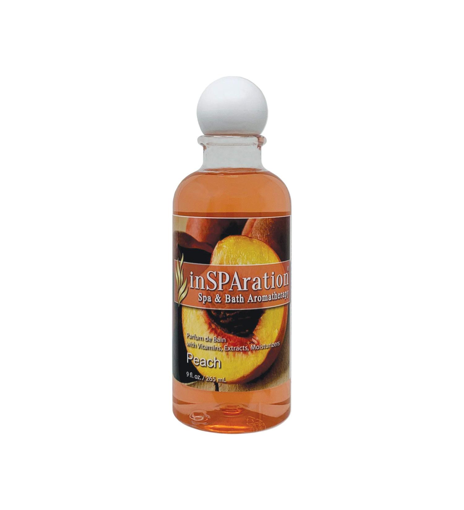 inSPAration Peach Aromatherapy Spa Liquid - 9oz - Buy Online on GoSupps.com