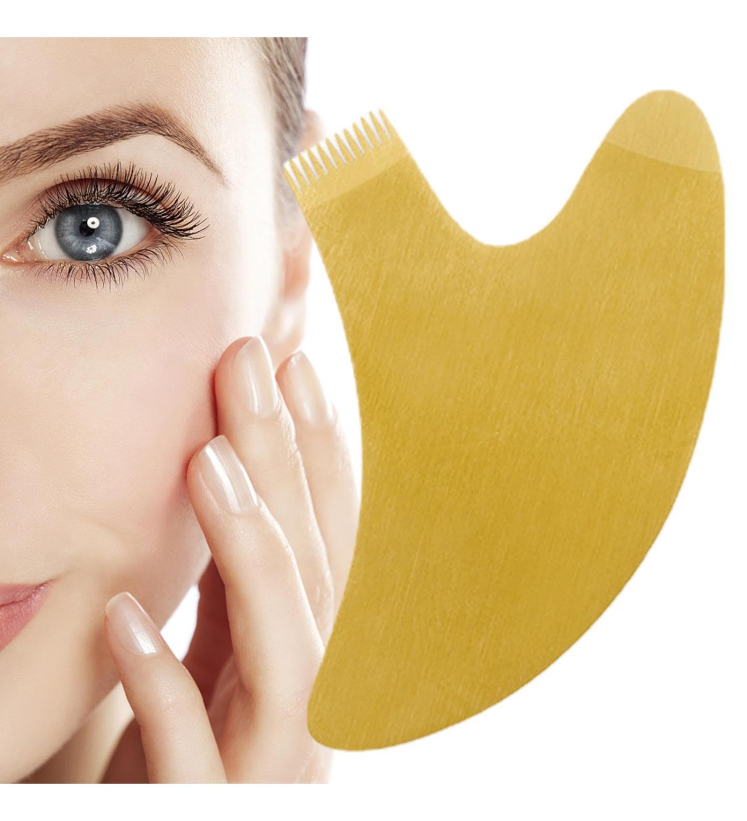 Wpsagek Y Comb Lash Lift Brush | Stainless Steel Lash Perming Brush Tool | Reusable Grafting Eyelash Lift Portable Makeup Beauty Tool Supplies for Girls Women Gold V - Buy Online on GoSupps.com